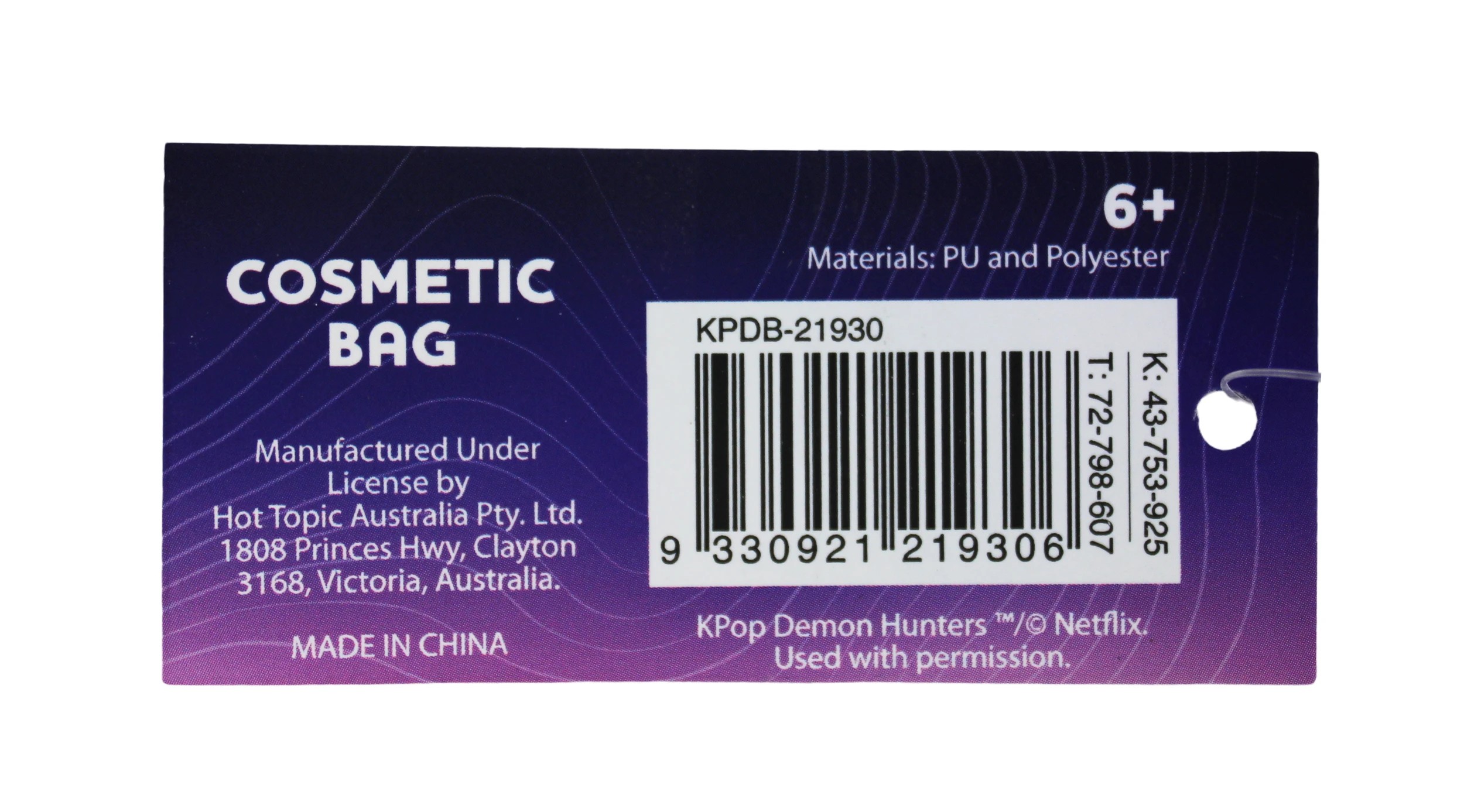 5 KPop Demon Hunters Huntrix Cosmetic Bag, 5 of 5