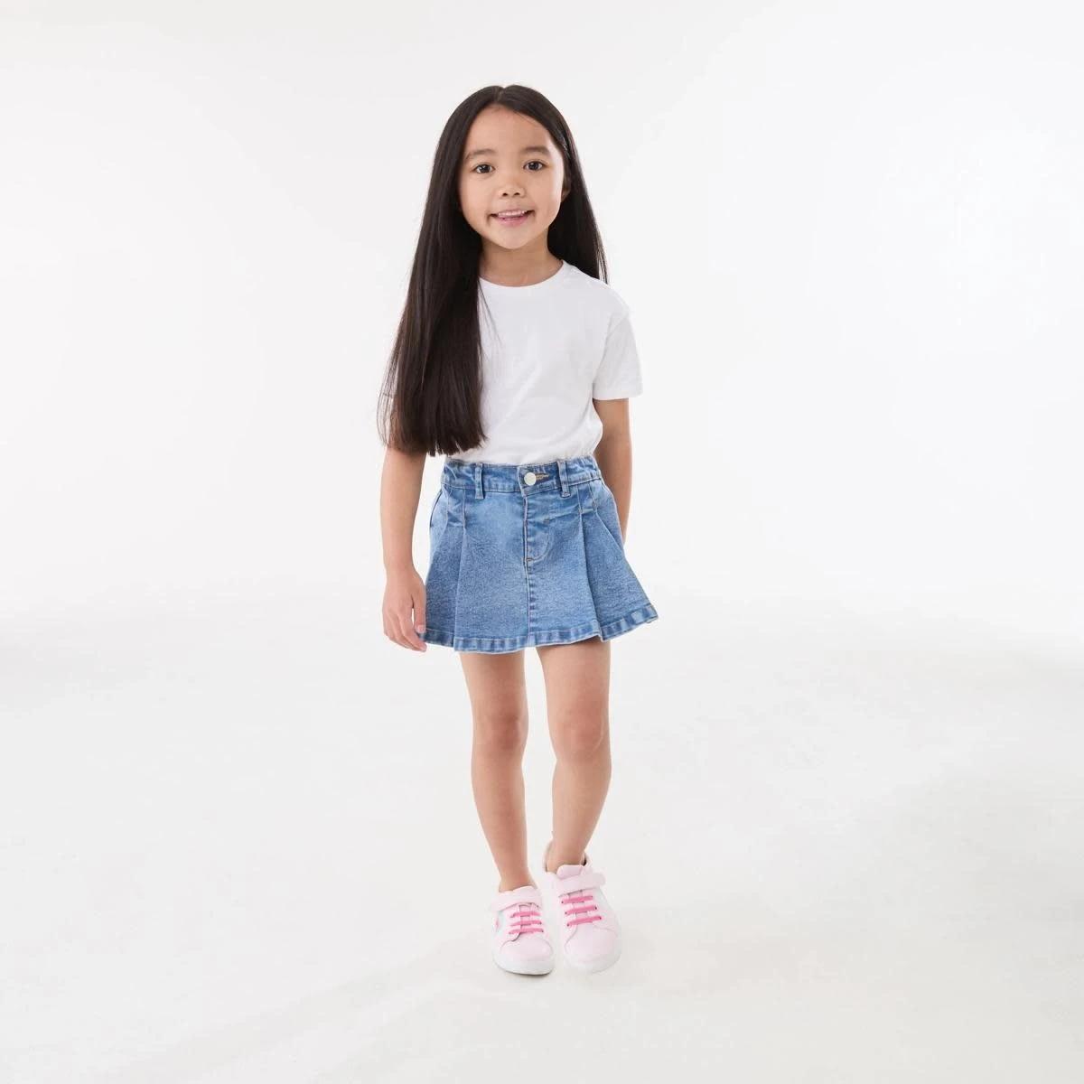 5 Denim Skort LIGHT WASH, 5 of 6