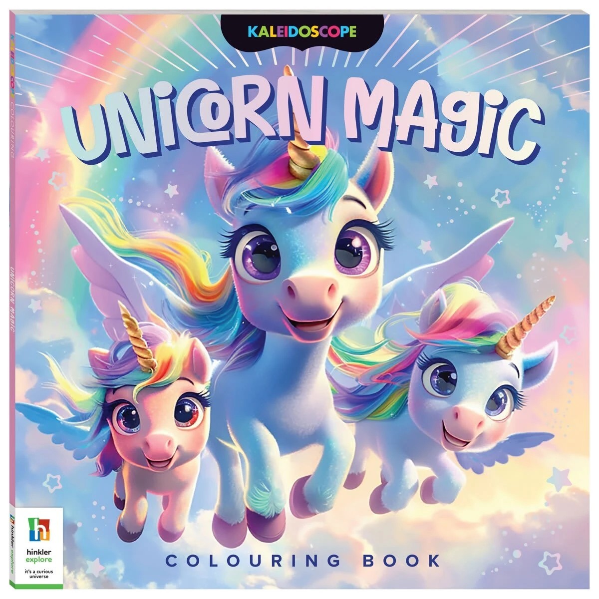 1 Kaleidoscope: Unicorn Magic Colouring Book, 1 of 4