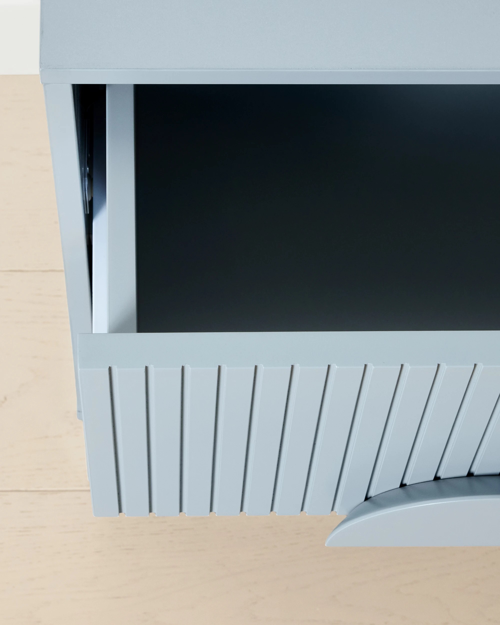 7 Stevie 2 Drawer Bedside Table - Blue, 7 of 7