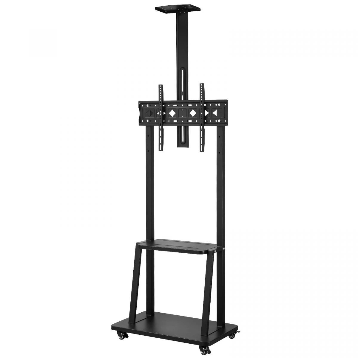 1 Ausway Mobile TV Screen Monitor Stand Mount Bracket Trolley 32-75 Inch, 1 of 7