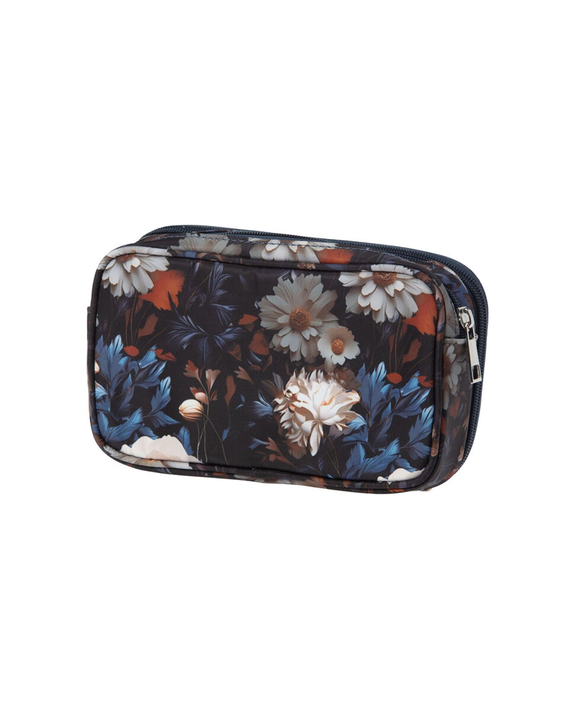 1 Bramble Bay Vintage Floriade Pearl Rhapsody Makeup Cosmetic Bag 29cm - Black, 1 of 1