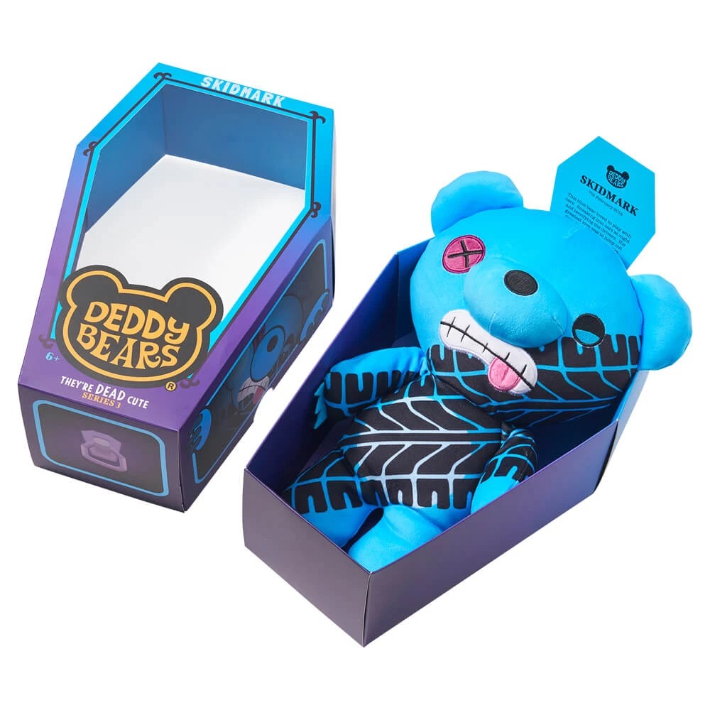 3 Deddy Bears - Skidmark, Series 3, Large Coffin, 3 of 5