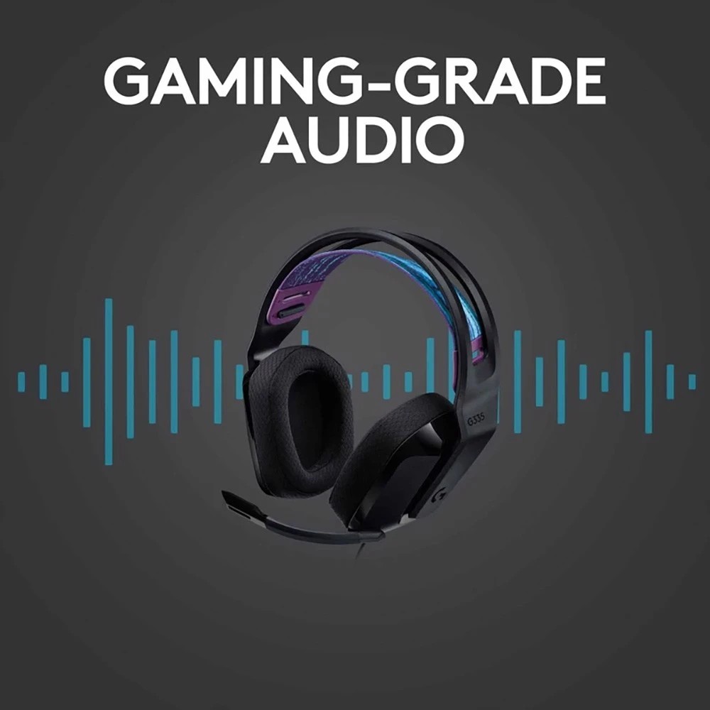 5 Logitech G335 Wired Gaming Headset - Black, 5 of 5
