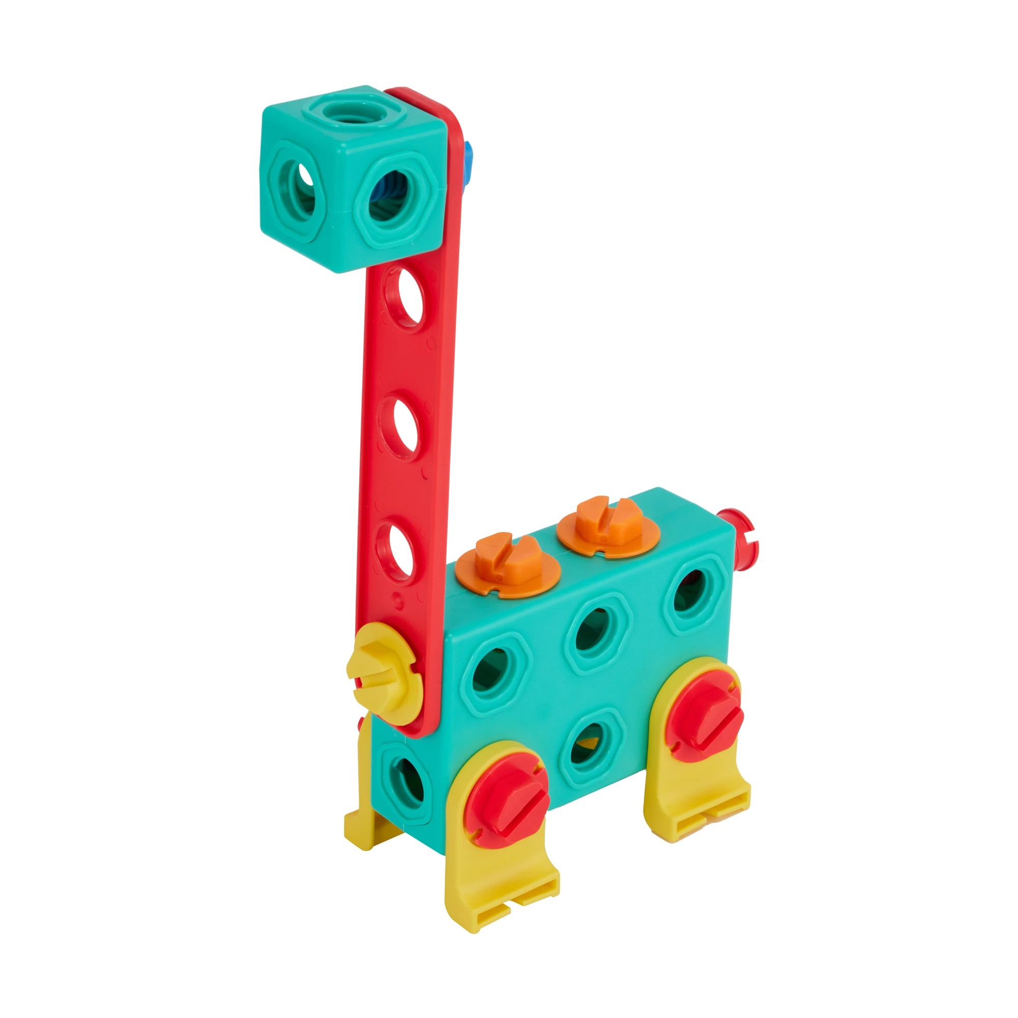 6 120 Piece Play & Learn Construction Blocks Set, 6 of 10