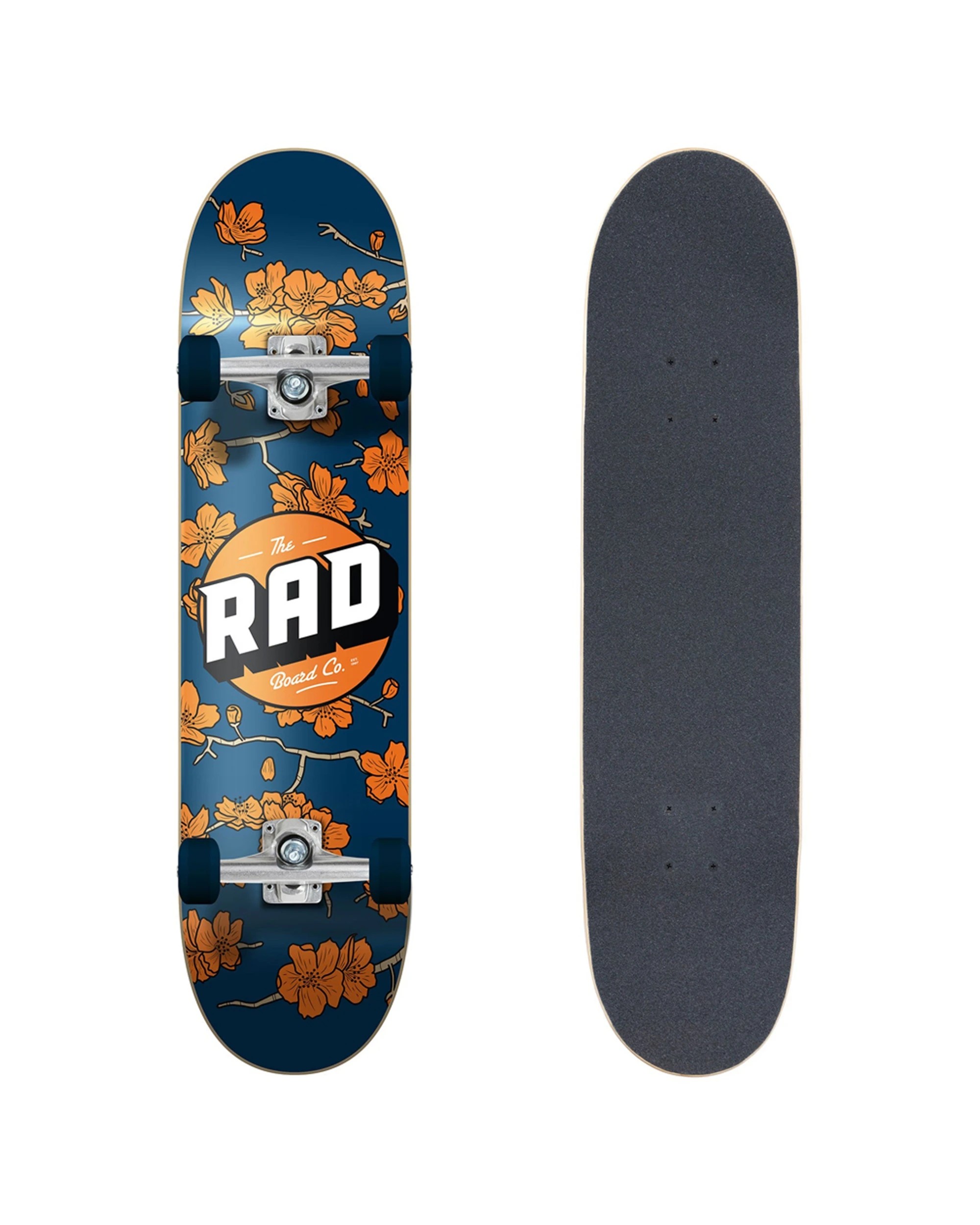 1 Rad Board Co Complete Skateboard Dude Crew Deck Width 7.5" - Blue, 1 of 3