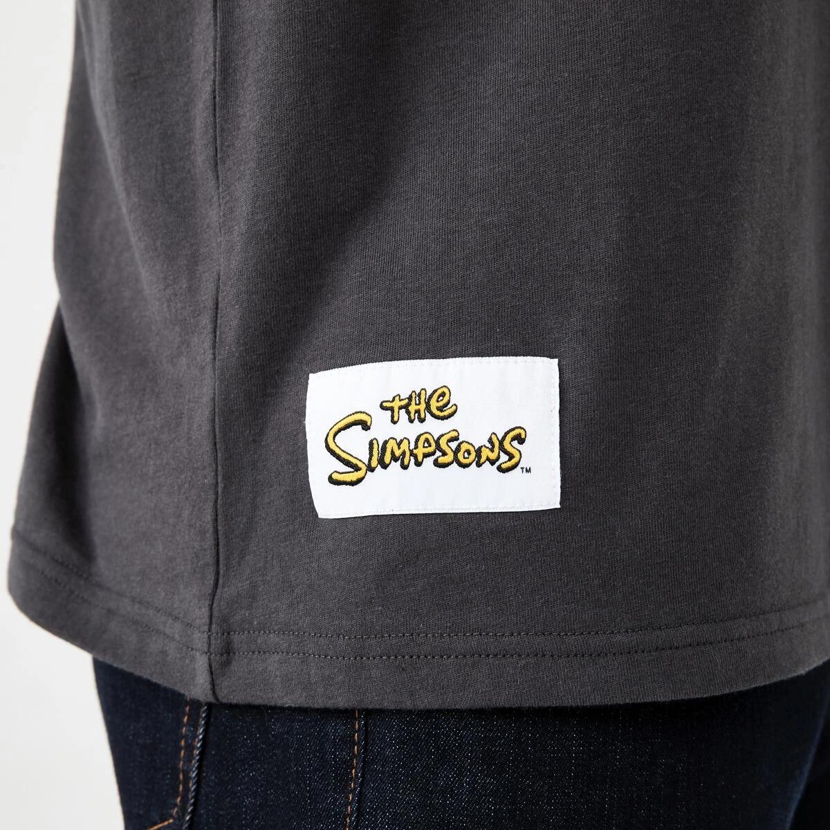 7 Simpsons License T-shirt OYSTER BLACK, 7 of 7