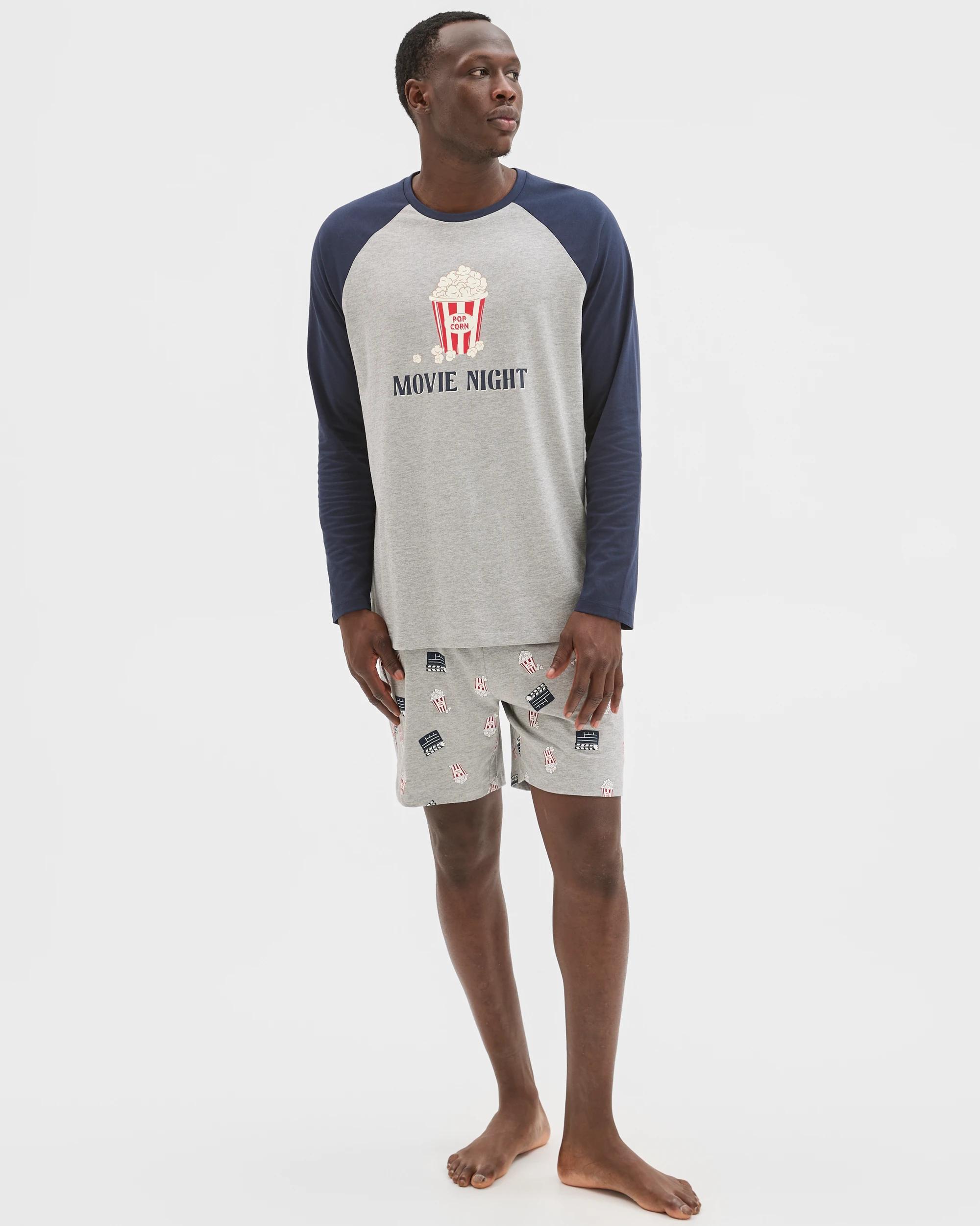 6 Maxx Australian Cotton Sleep Shorts MOVIE NIGHT, 6 of 6