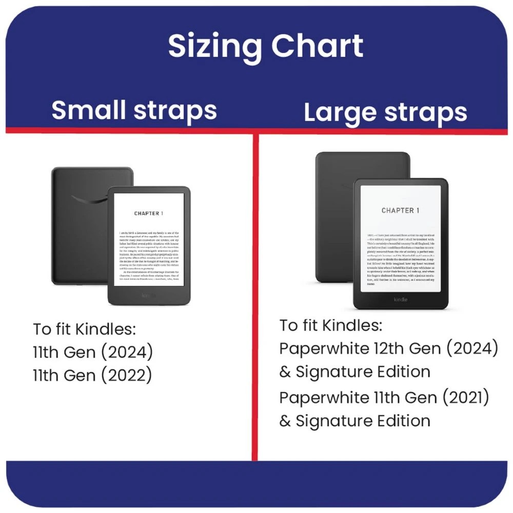 9 Strapsicle Silicone Straps for Kindle Large Black 2 Pack, 9 of 9