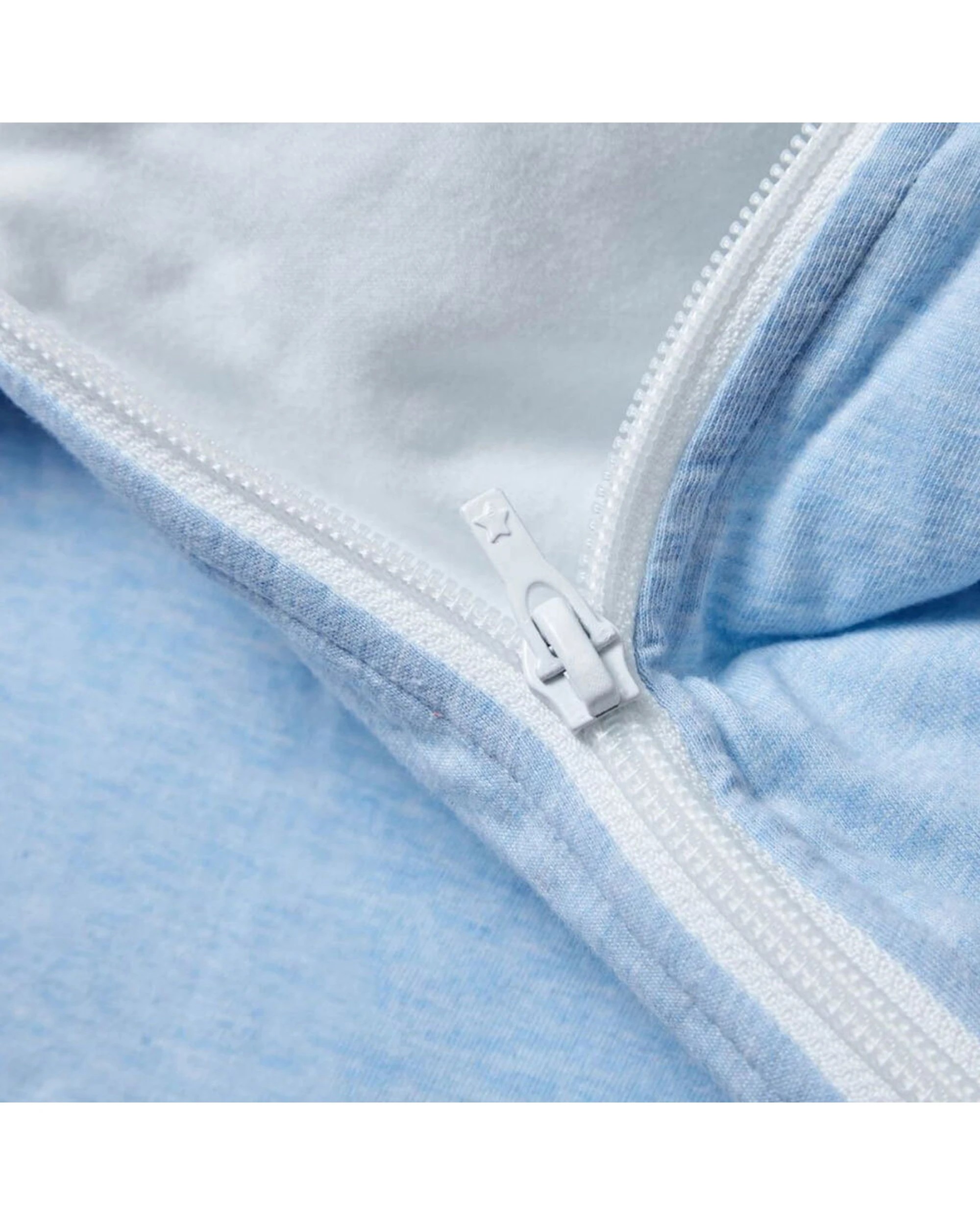 5 Tommee Tippee Grobag 6-18M 2.5 Tog Sleepbag 2 Way Zip Hip Healthy Cotton Rich - Blue, 5 of 7