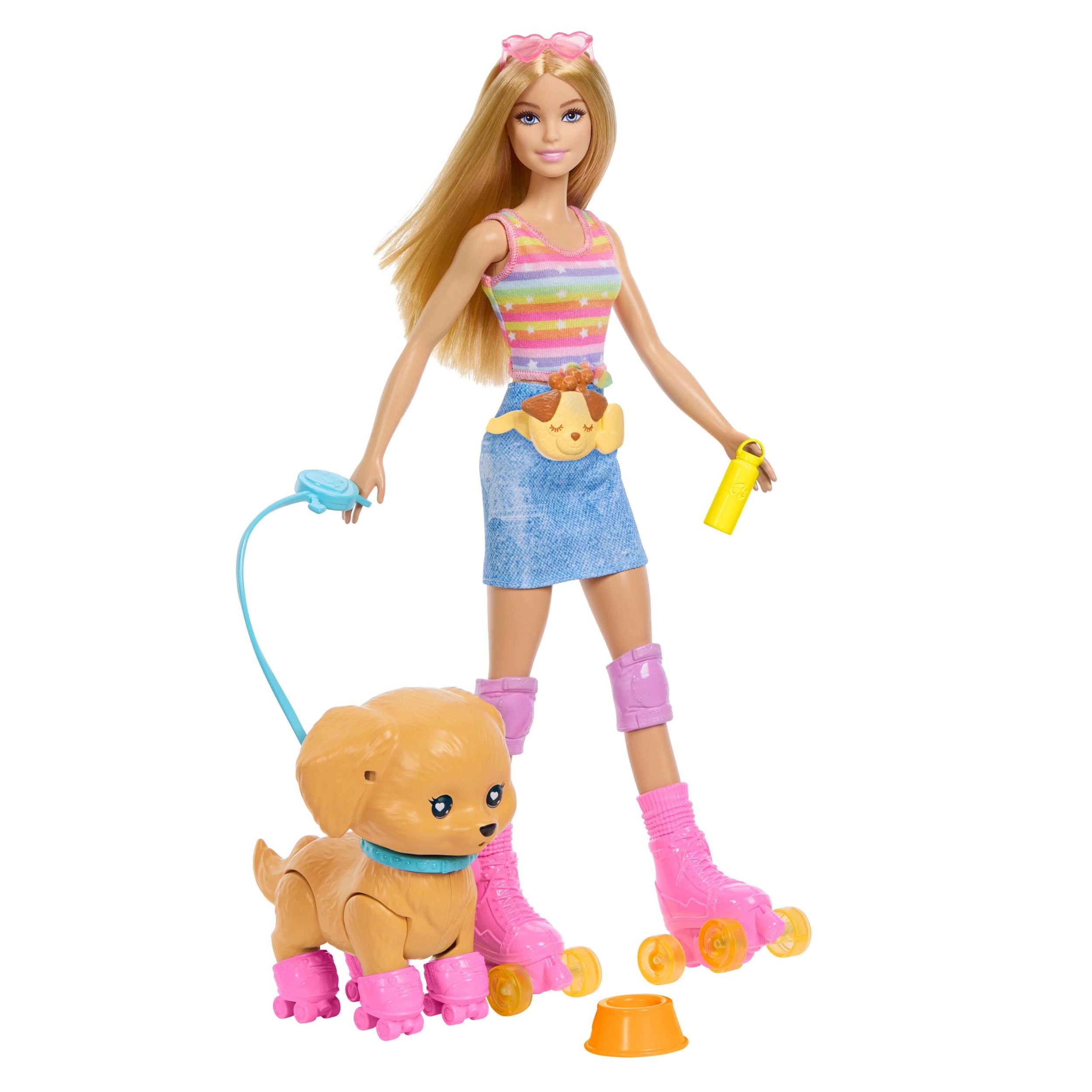 2 Barbie Pets Skate and Run Pup Blonde Doll with Puppy , Skates , and Accessories - Pink, 2 of 6