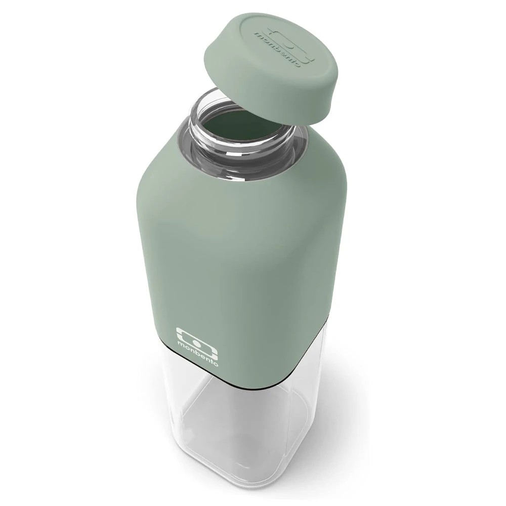 3 Monbento Mb Positive M Reusable Water Bottle Natural - Green - Green, 3 of 4