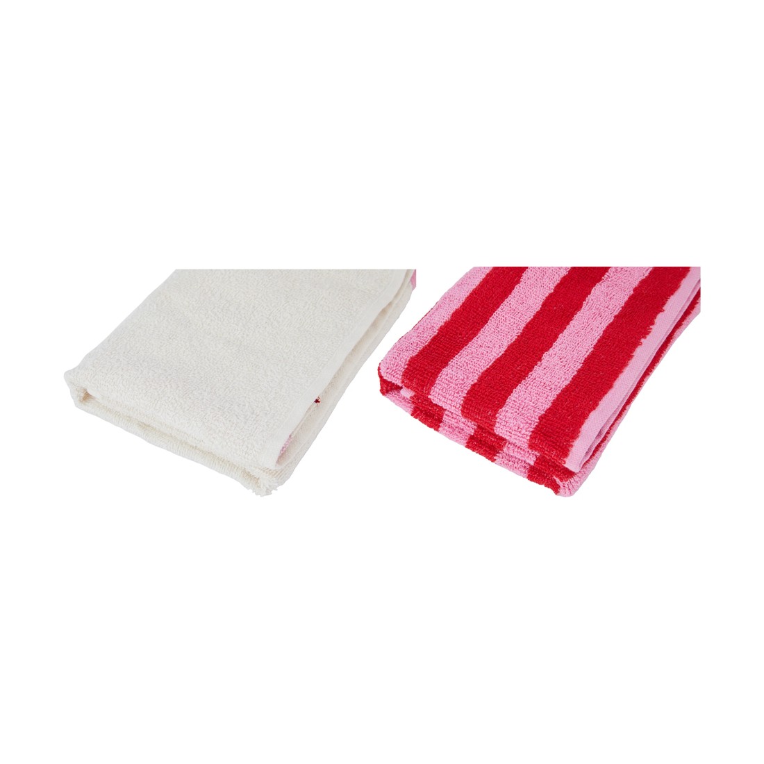 3 2 Pack Cotton Bow Hand Towels, 3 of 4