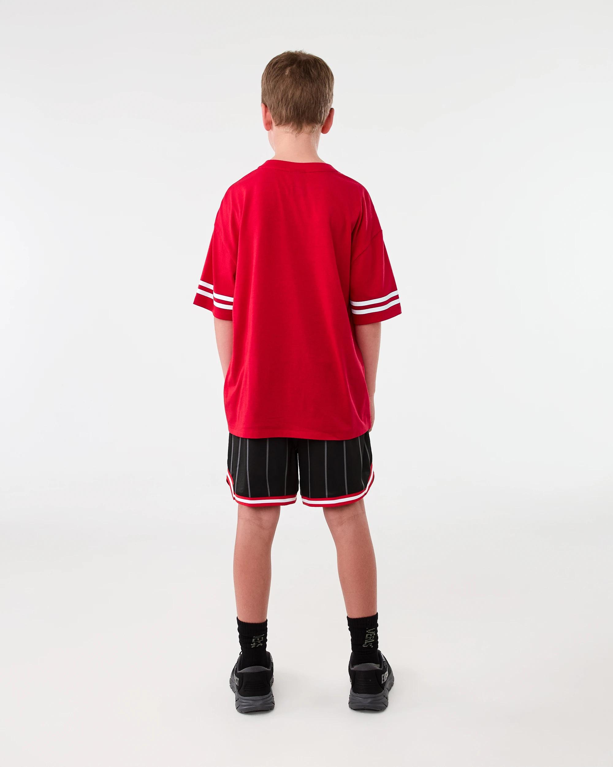 9 Everlast Kids Basketball T-shirt Red, 9 of 9