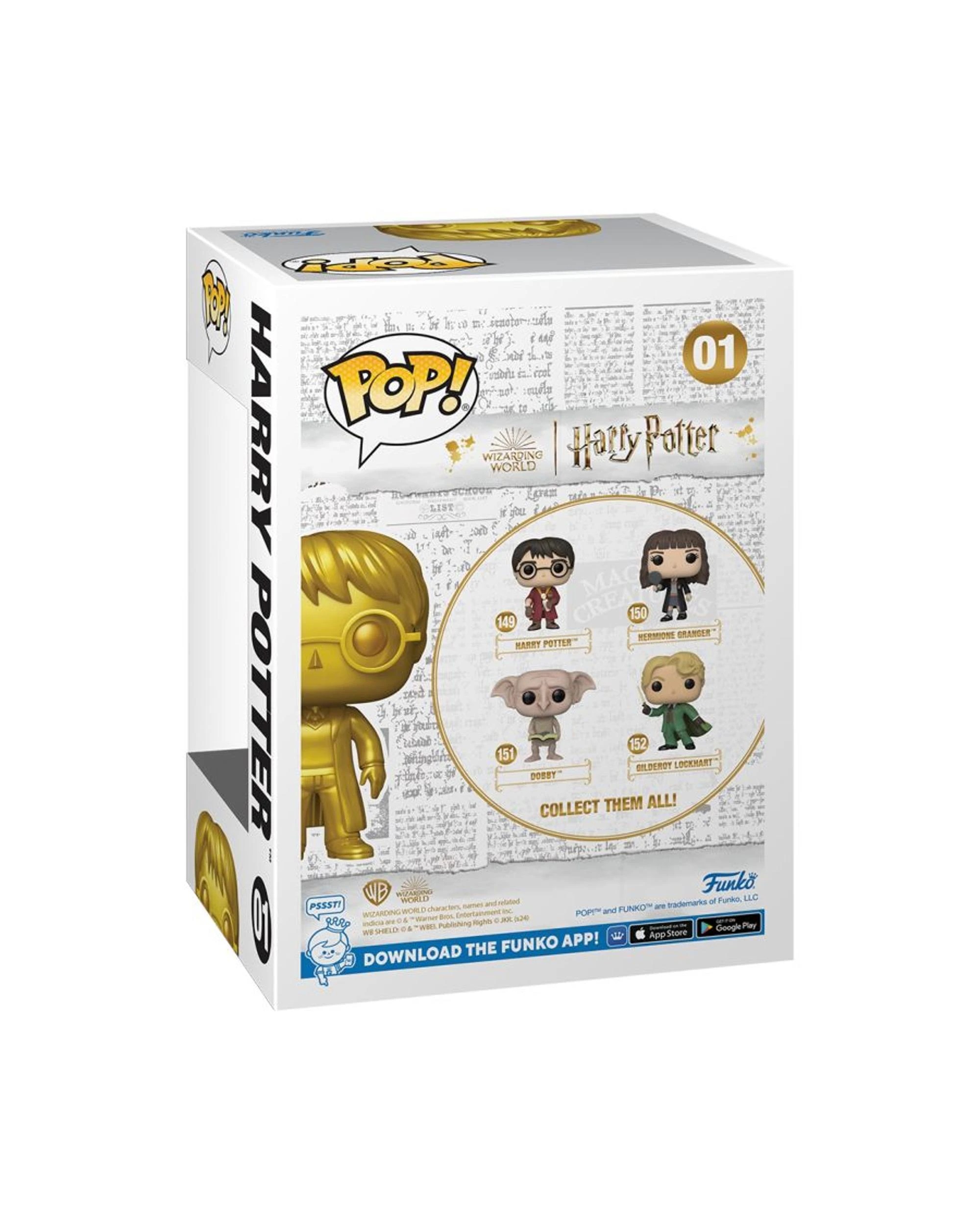 4 Harry Potter Harry Potter Metallic Funko POP! Vinyl, 4 of 4