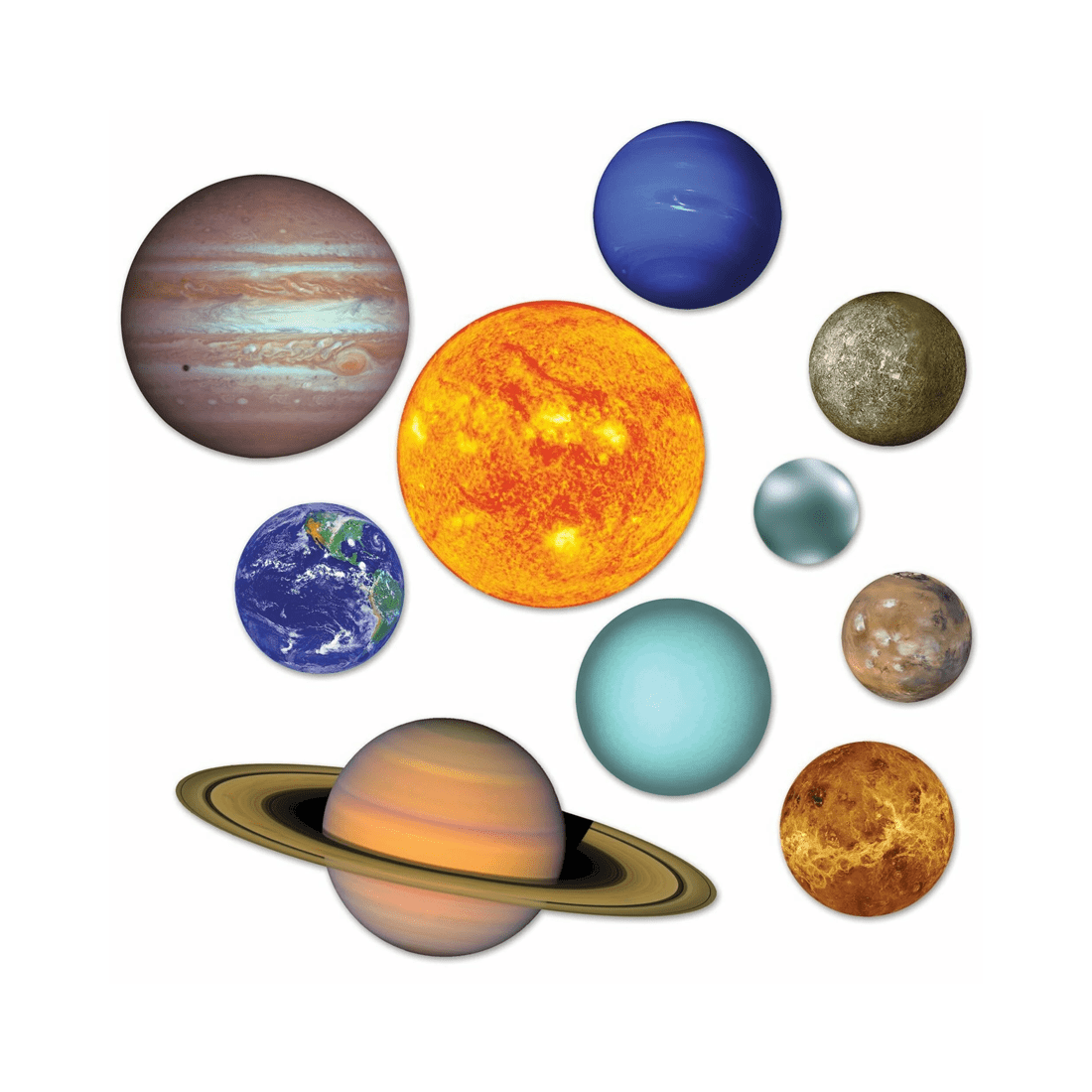 1 Beistle Solar System Cutouts Pack of 10, 1 of 1