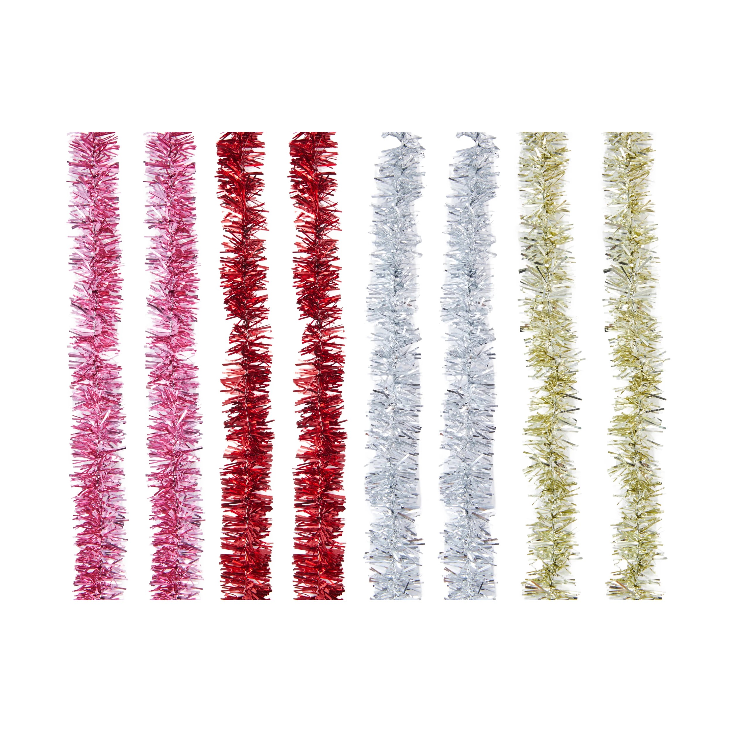 2 Mini Tinsel - Assorted, 2 of 2