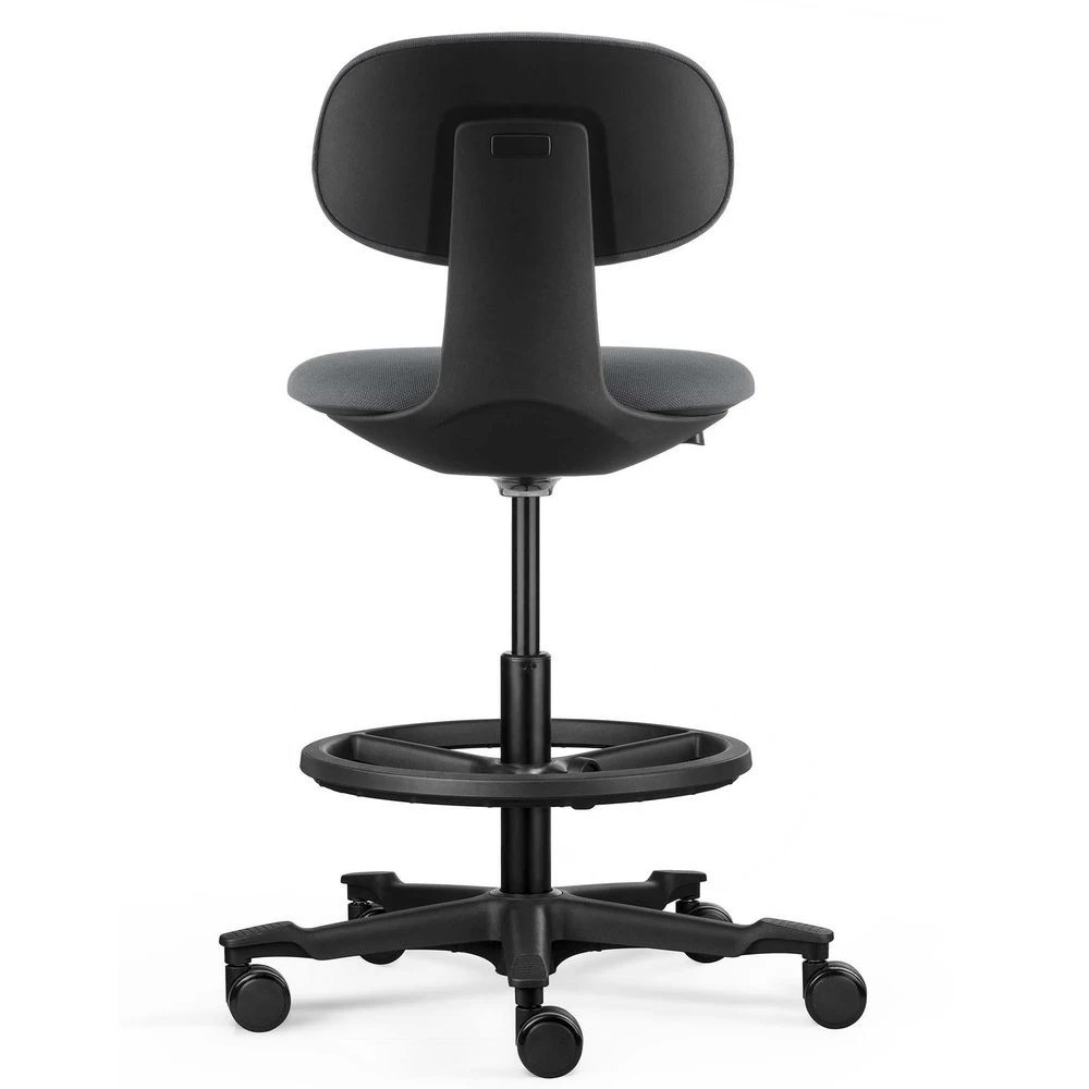 4 Rapidline YOYO Stool Grey Ergonomic Drafting Chairs, 4 of 7