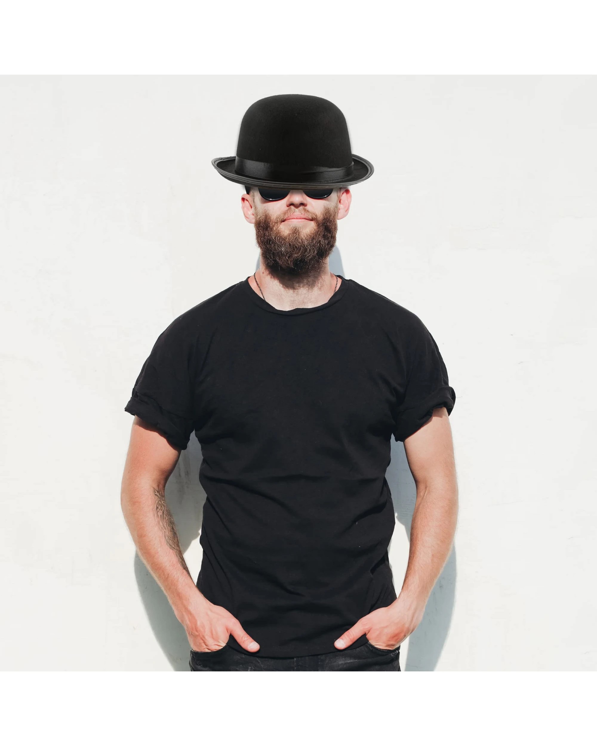 5 BR Costumes Bowler Hat Party Costume Accessory - Set of 6, 5 of 5