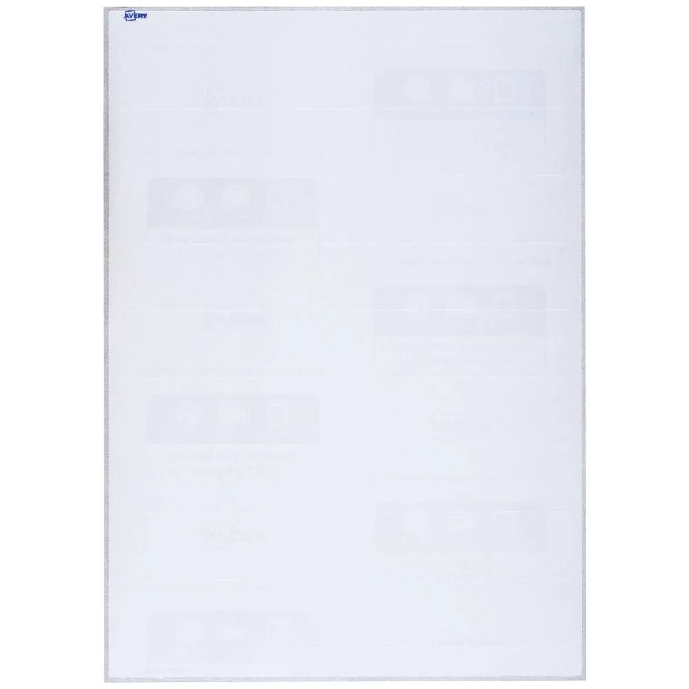 3 Avery 27UP Fabric Laser Name Badge Labels 15 Sheets, 3 of 8