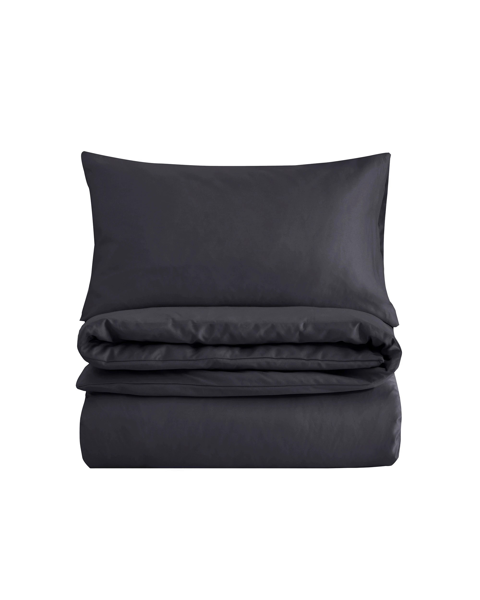 6 Dreamaker 1500TC Cotton Rich Sateen Quilt Cover Set - King Single Bed - Charcoal, 6 of 7