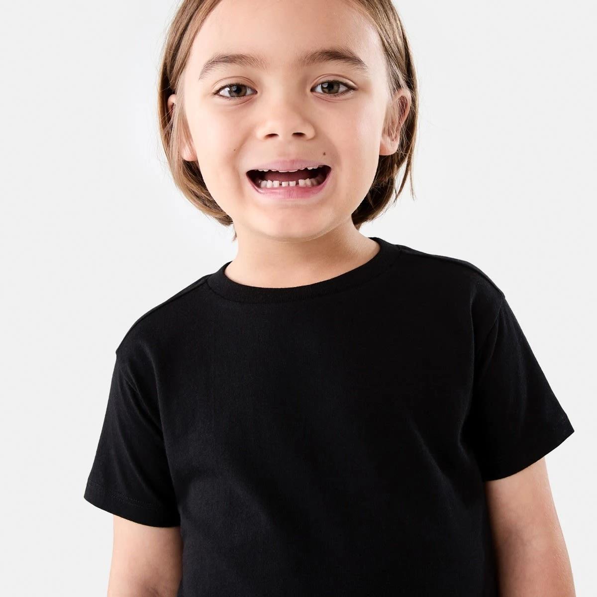 3 Plain T-shirt BLACK, 3 of 6