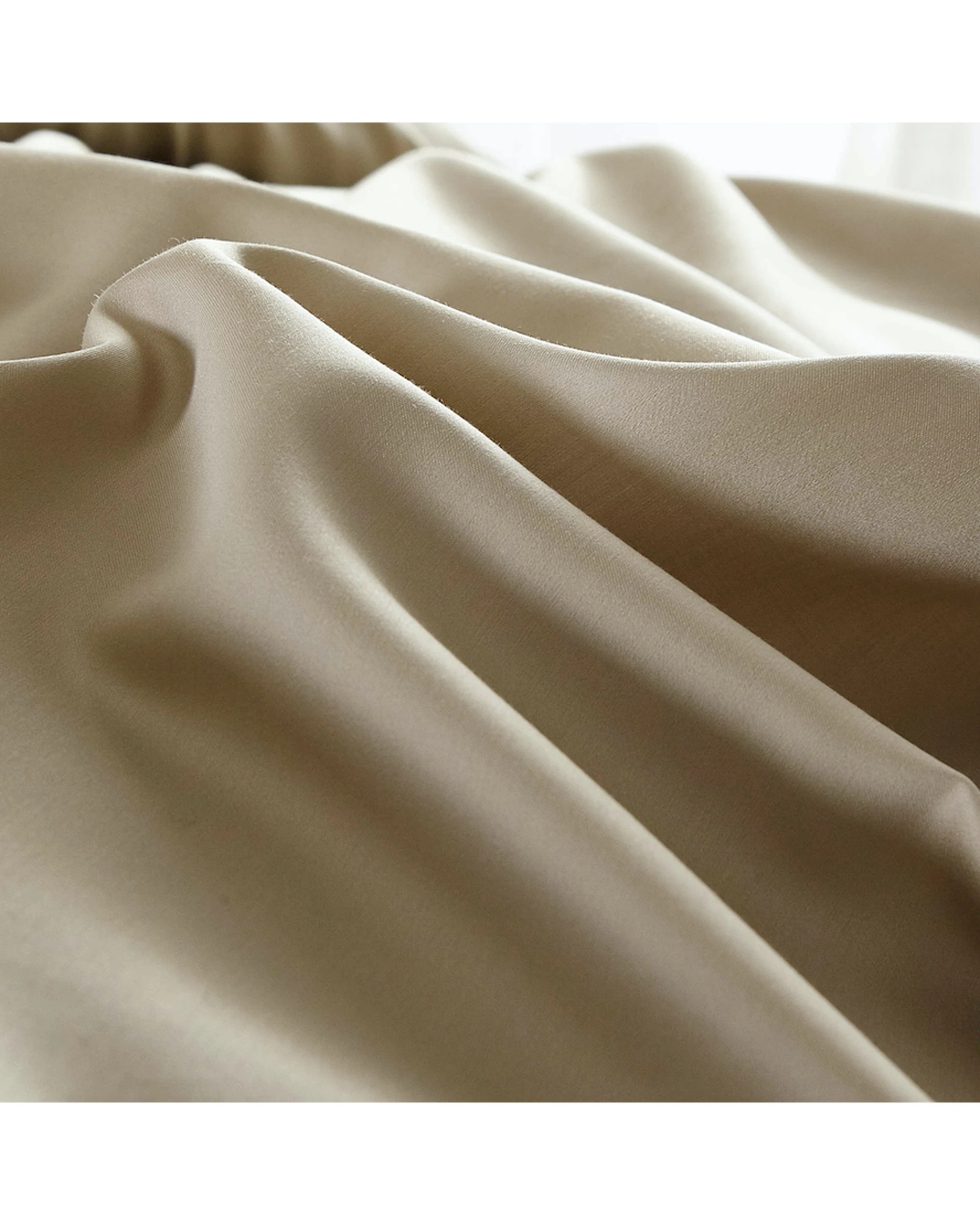 4 Cotton More 100% Cotton 650TC Sateen Quilt Doona Cover Set Queen - Beige, 4 of 7