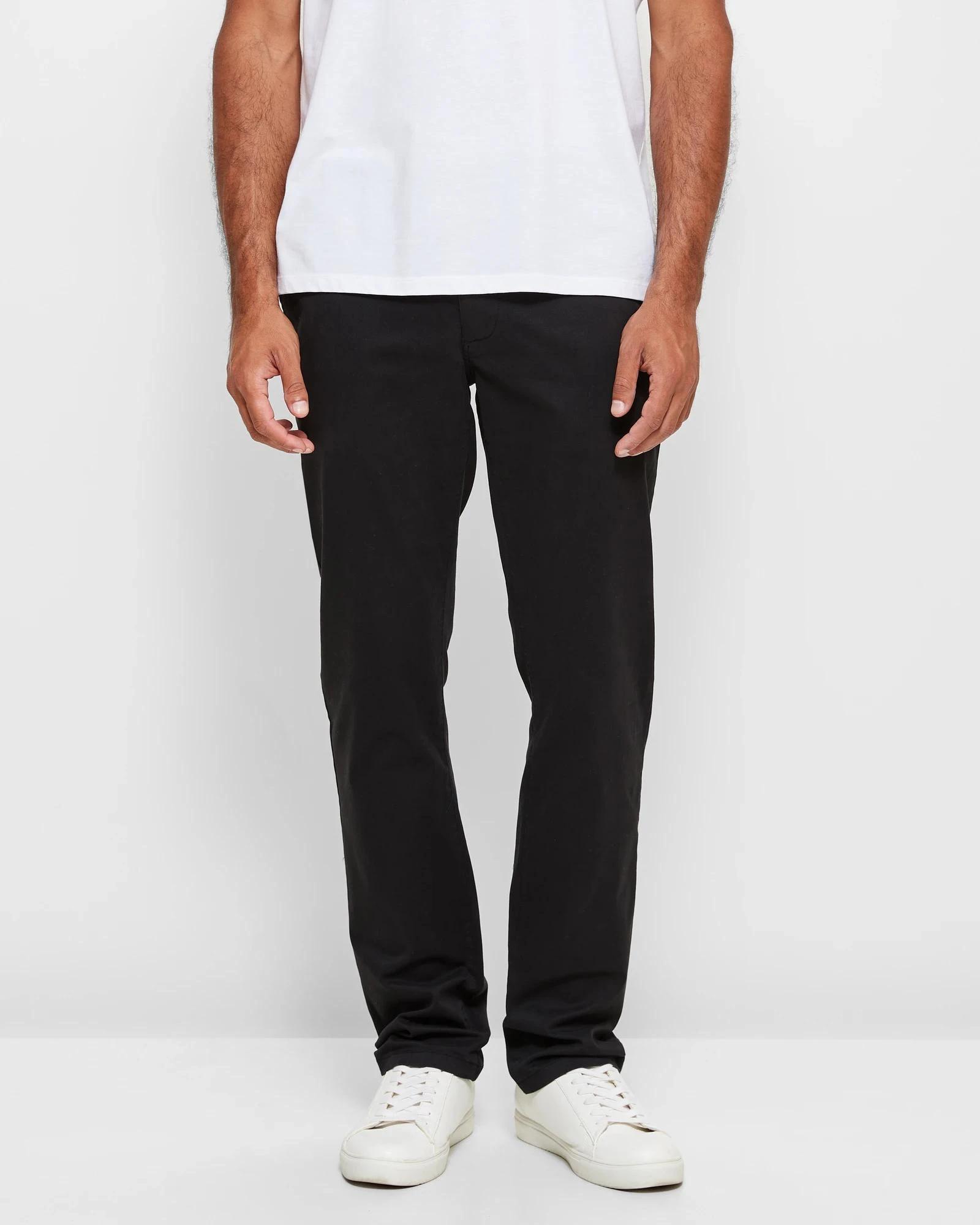 2 Target Straight Chino Pants BLACK, 2 of 5