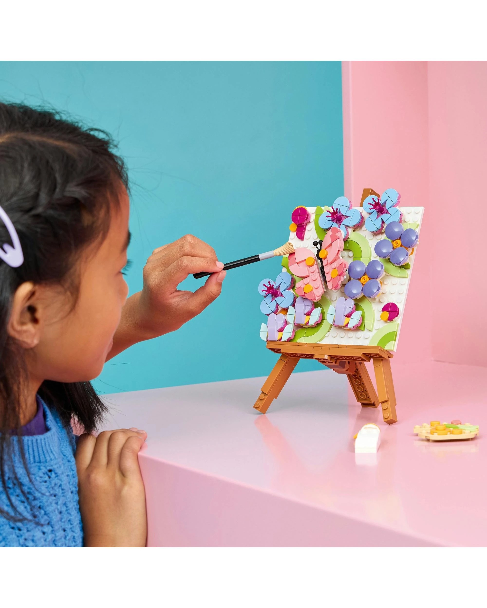5 LEGO Creator 3 in 1: Floral Art Decor Painting - 31390, 5 of 9