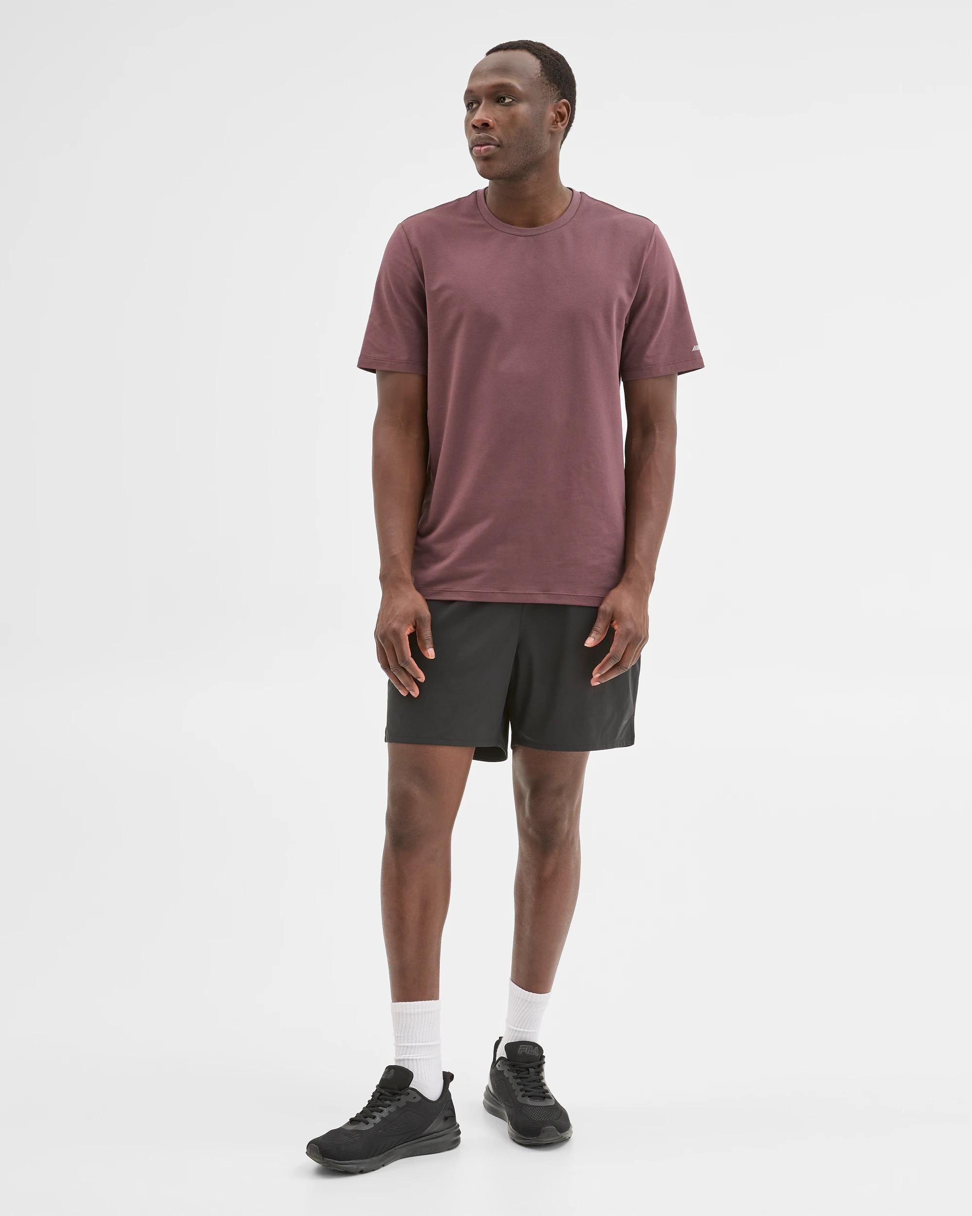 3 Target Active Australian Cotton Blend Active Training T-Shirt BURGUNDY, 3 of 6