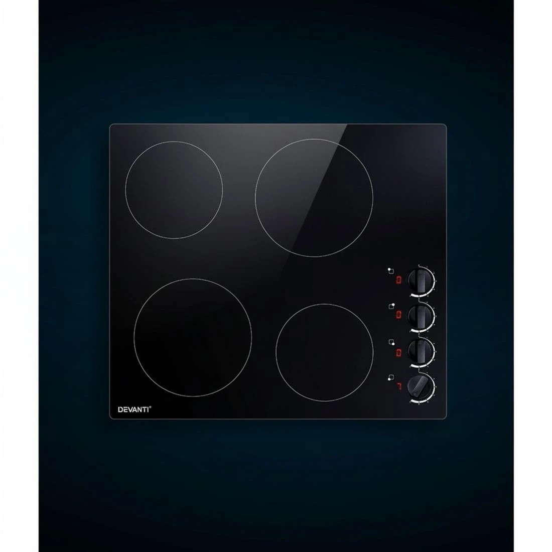 5 Devanti Electric Ceramic Cooktop 60cm - Black, 5 of 5
