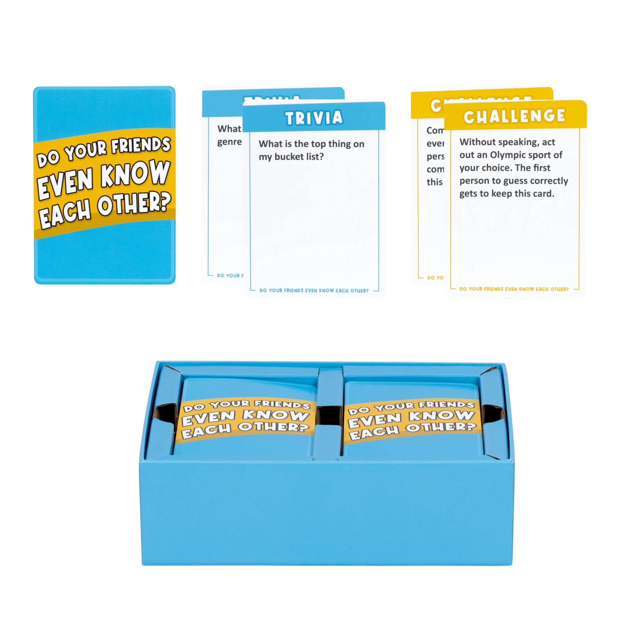 2 Do Your Friends Even Know Each Other? Card Game - Natural, 2 of 5