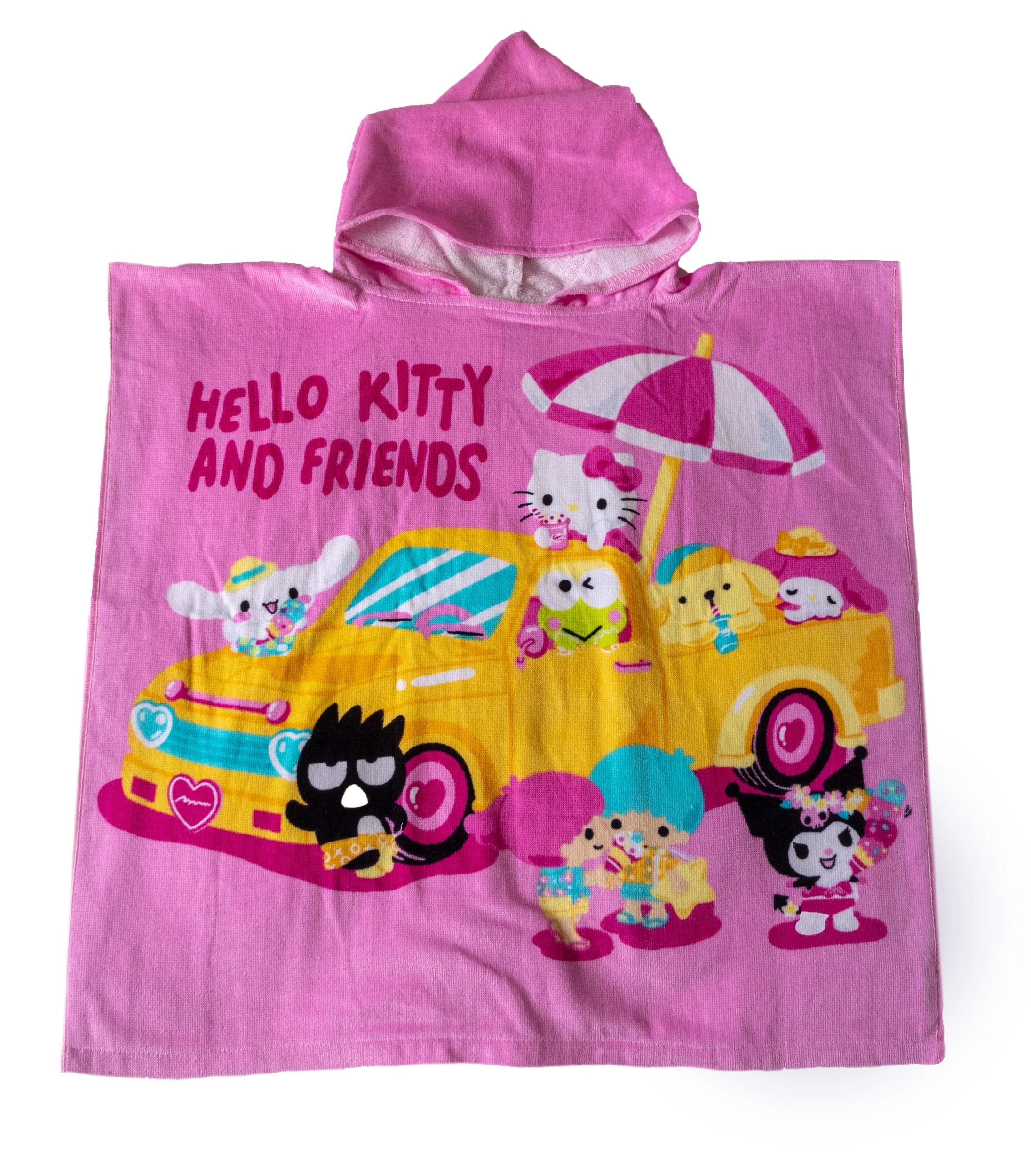 1 Hello Kitty Kids Hooded Beach Towel
 - Pink, 1 of 1