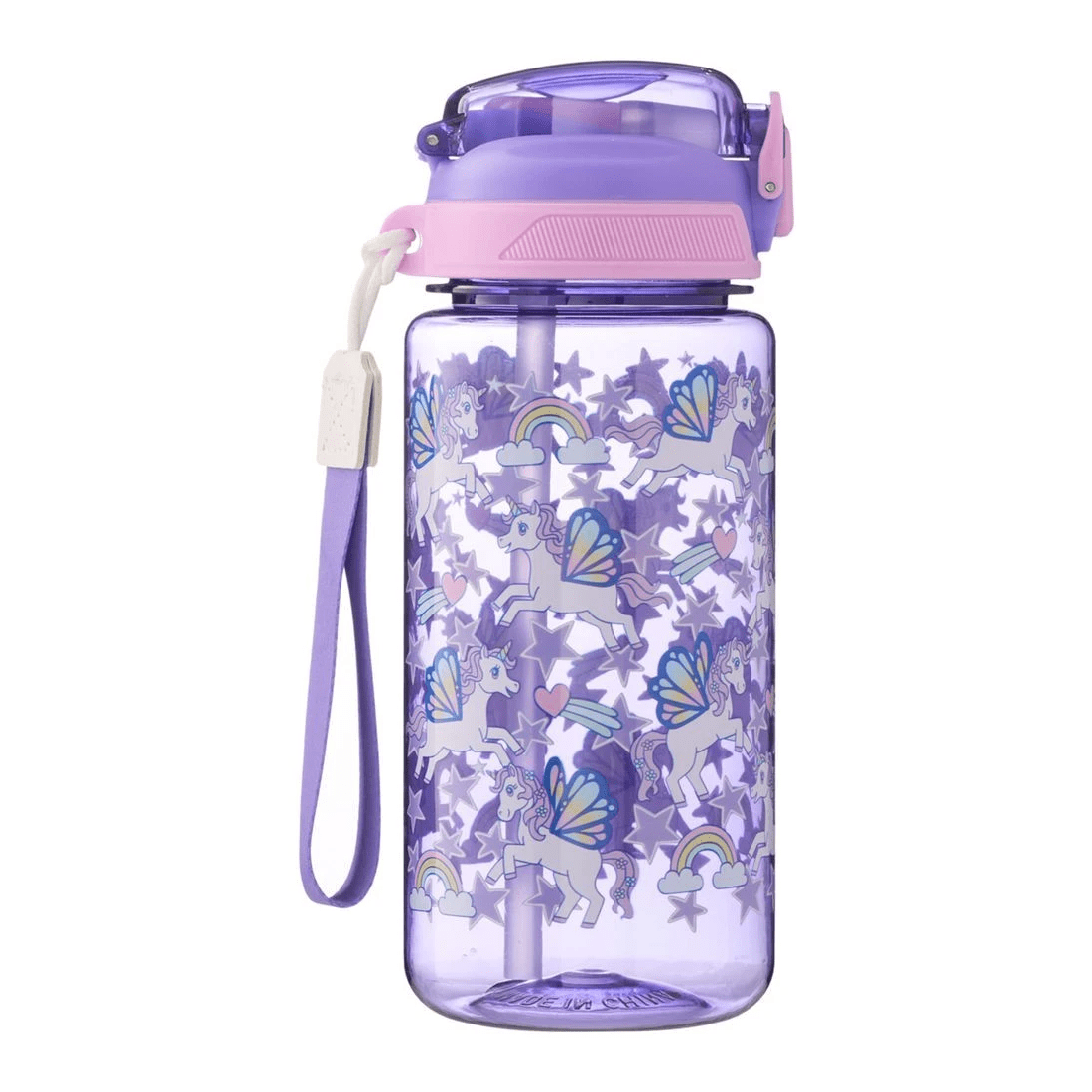 2 Studymate Drink Bottle 600mL Magical Unicorn, 2 of 4