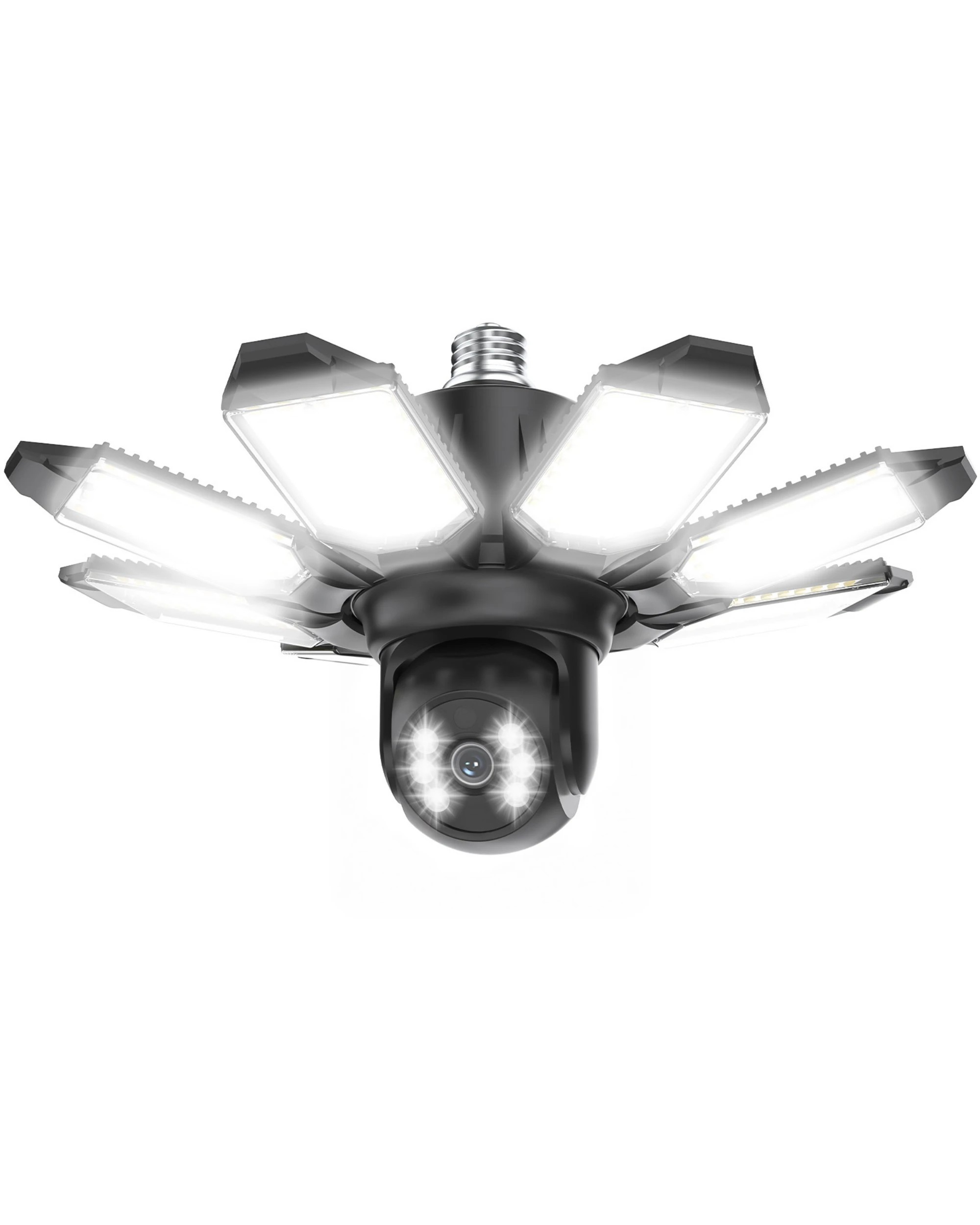 1 Advwin Security Floodlight Camera with PIR Motion Alarm - Black, 1 of 6