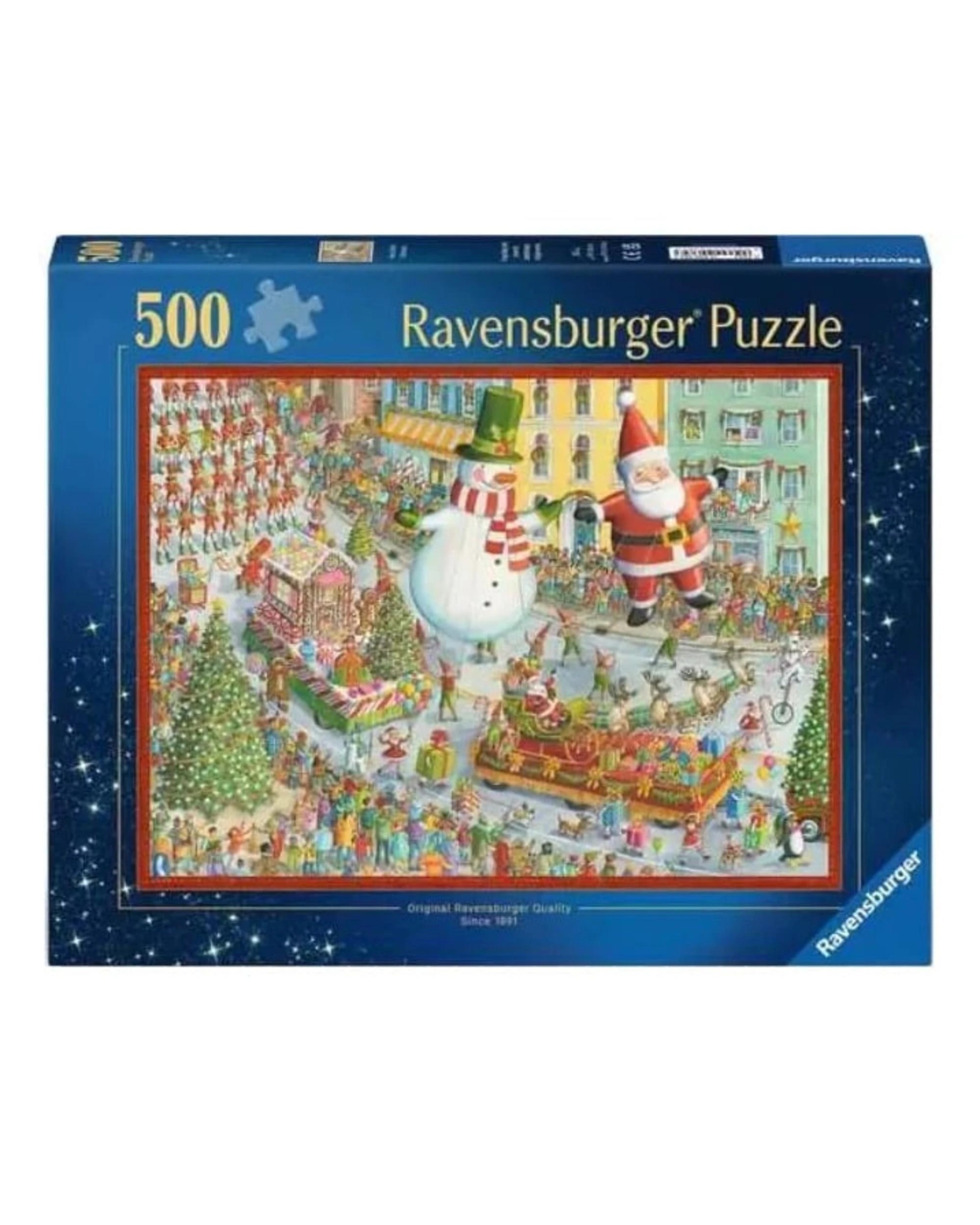 1 Ravensburger Here Comes Christmas 500 Piece Jigsaw Puzzle, 1 of 2