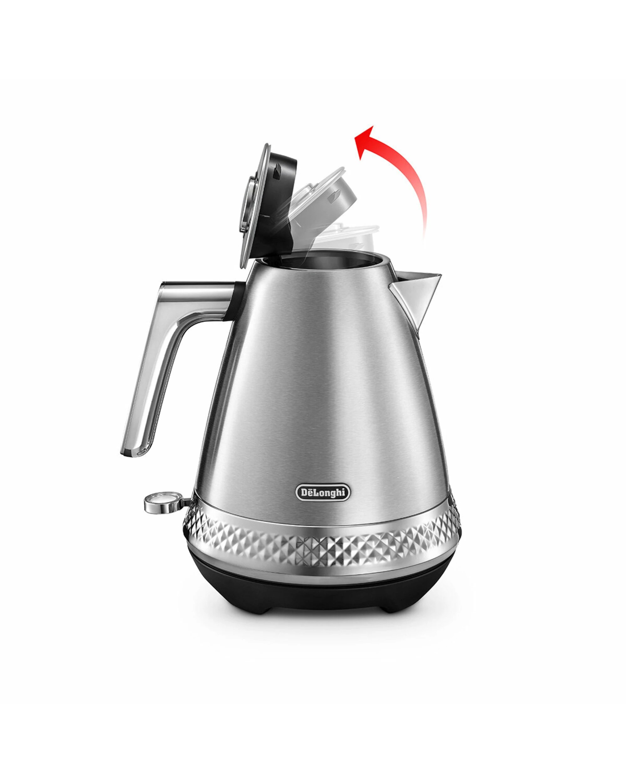3 De'Longhi Diadema Kettle Platinum, 3 of 5