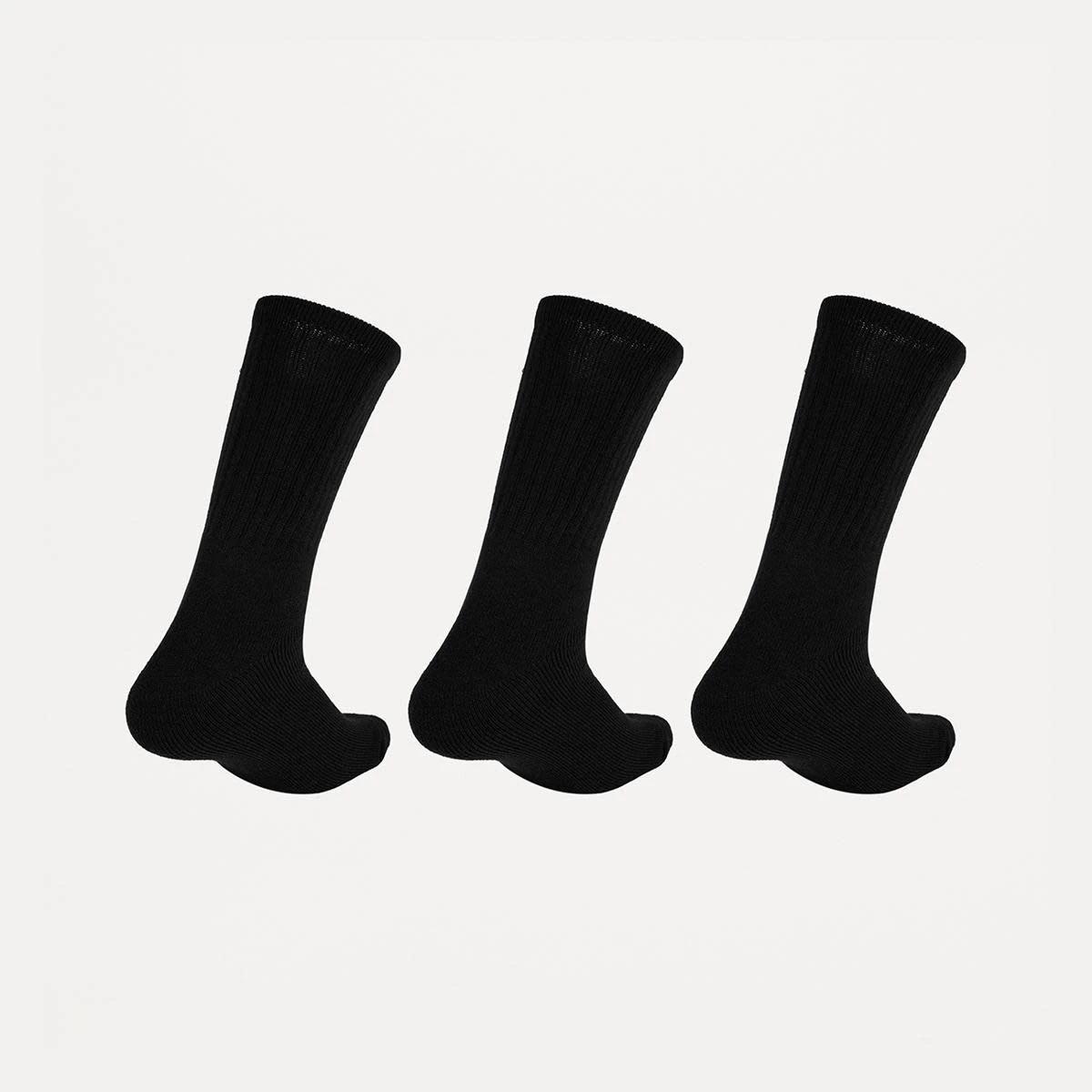 2 3 Pack Work Socks BLACK, 2 of 3