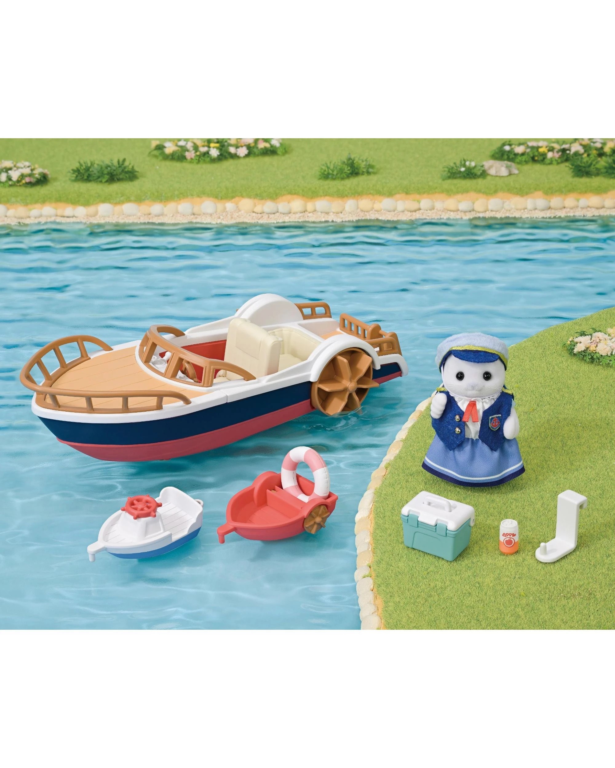 9 Sylvanian Families Seal Sailors Leisure Boat, 9 of 9