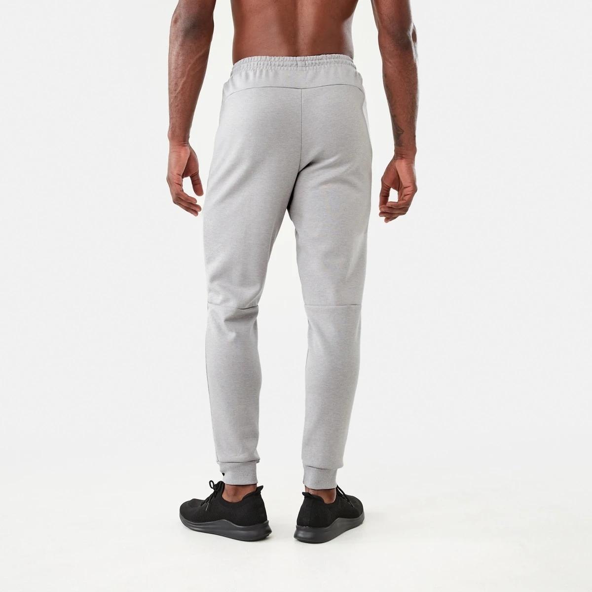 3 Active Mens Sports Joggers GREY MARLE CORE, 3 of 5