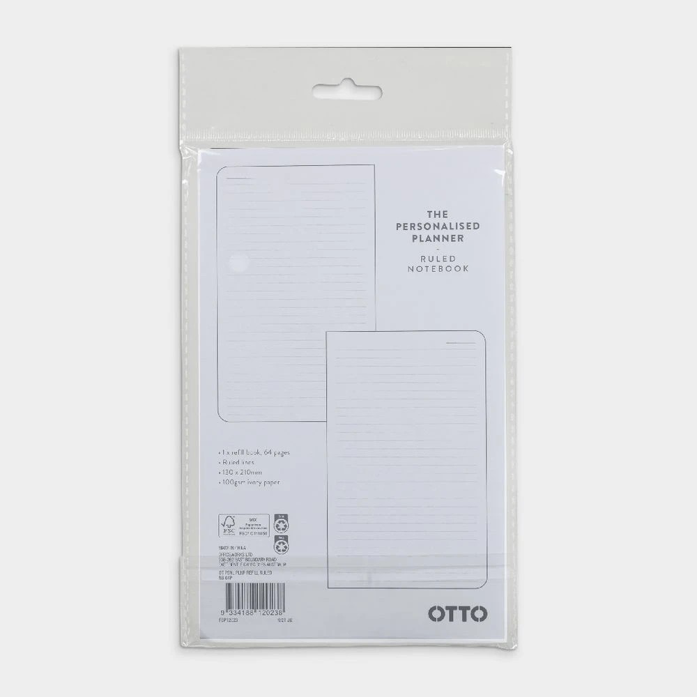 4 Otto Personal Planner Ruled Notebook Refill, 4 of 4