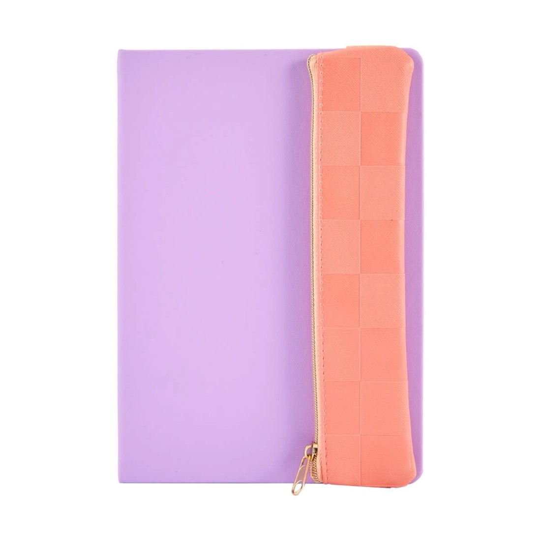1 Journal and Pencil Case Set - Purple and Orange, 1 of 4
