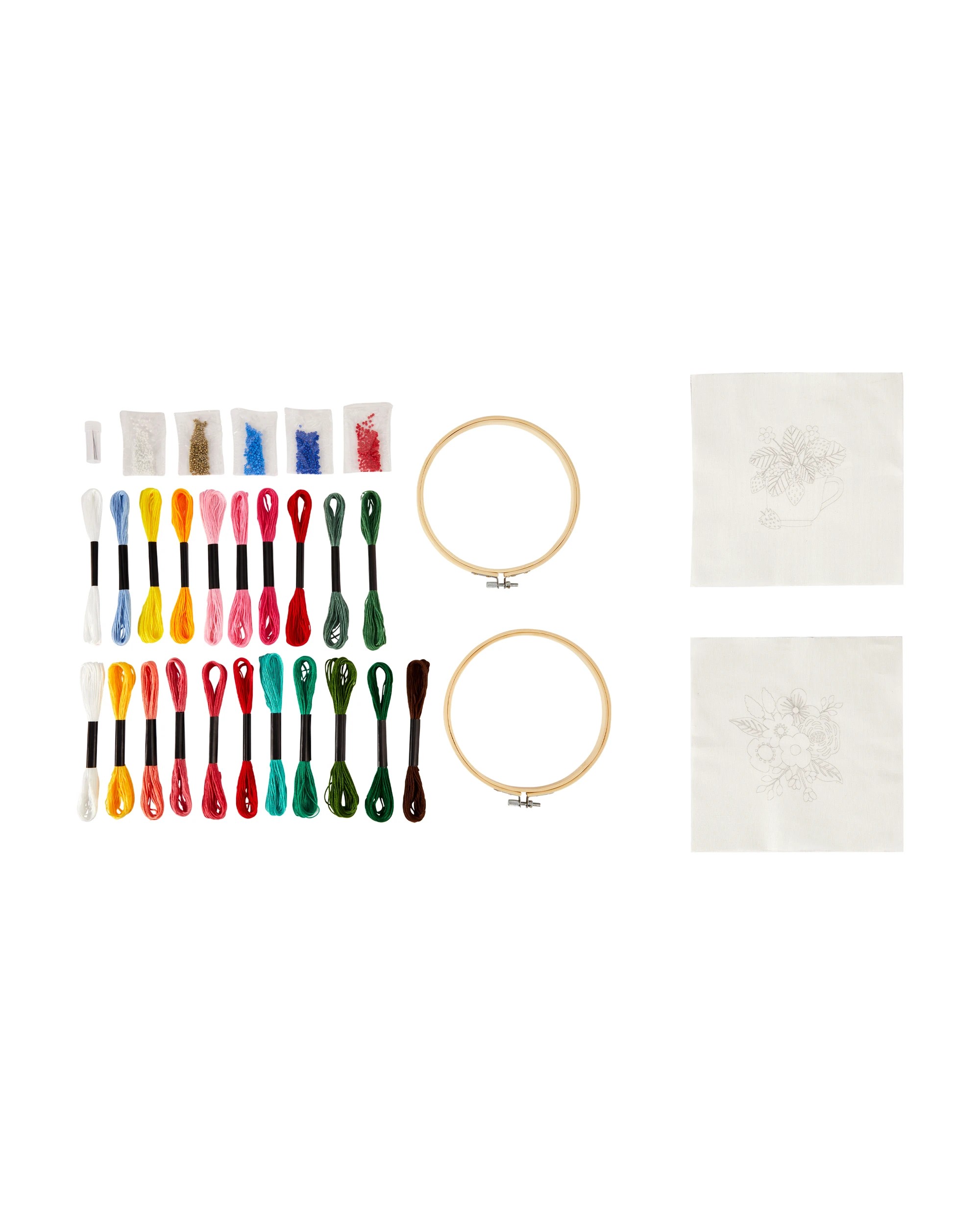 2 DIY Beaded Embroidery Craft Kit, 2 of 3