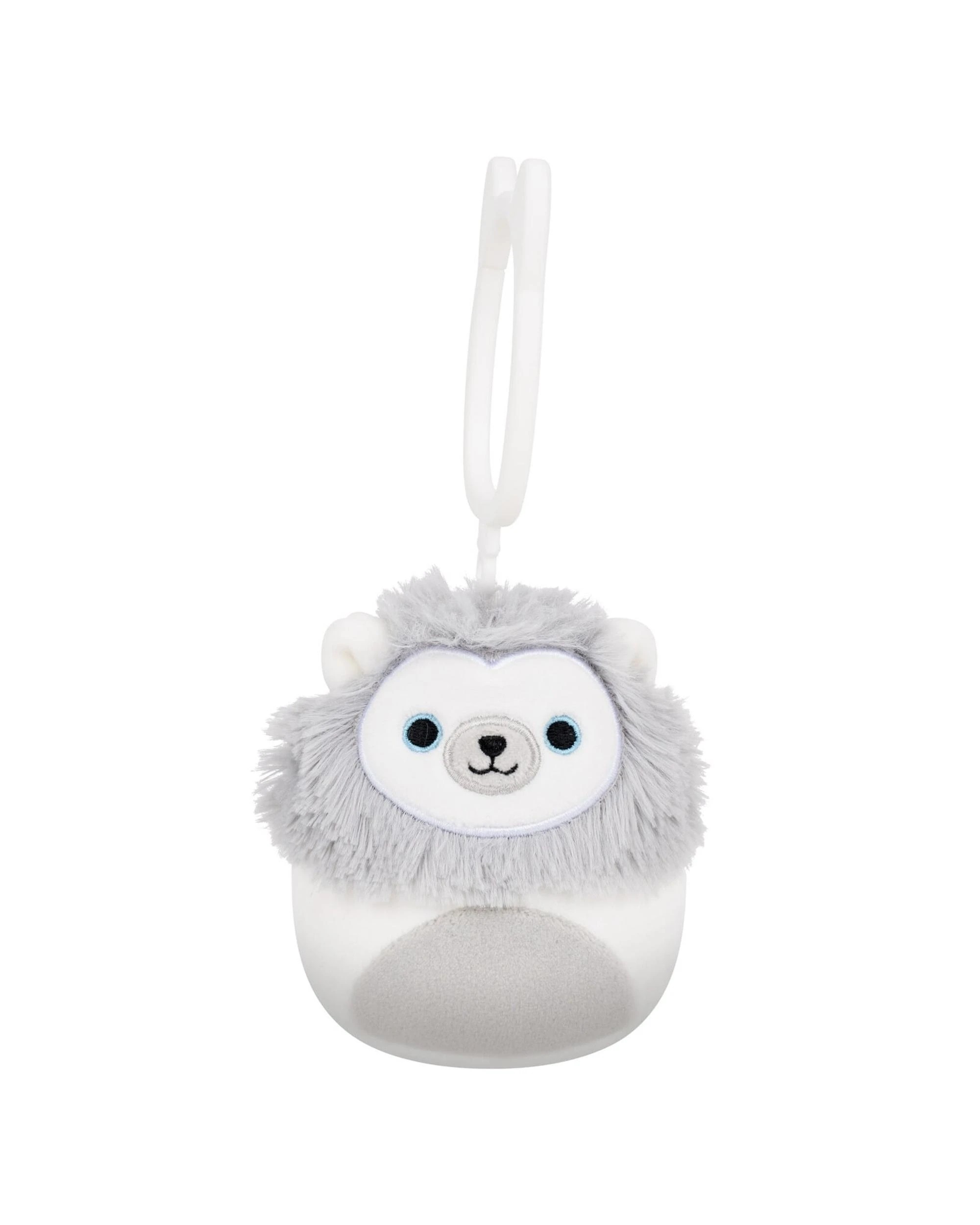 2 Squishmallows Titus the Lion 3.5 inch Clip-On Plush - White, 2 of 3