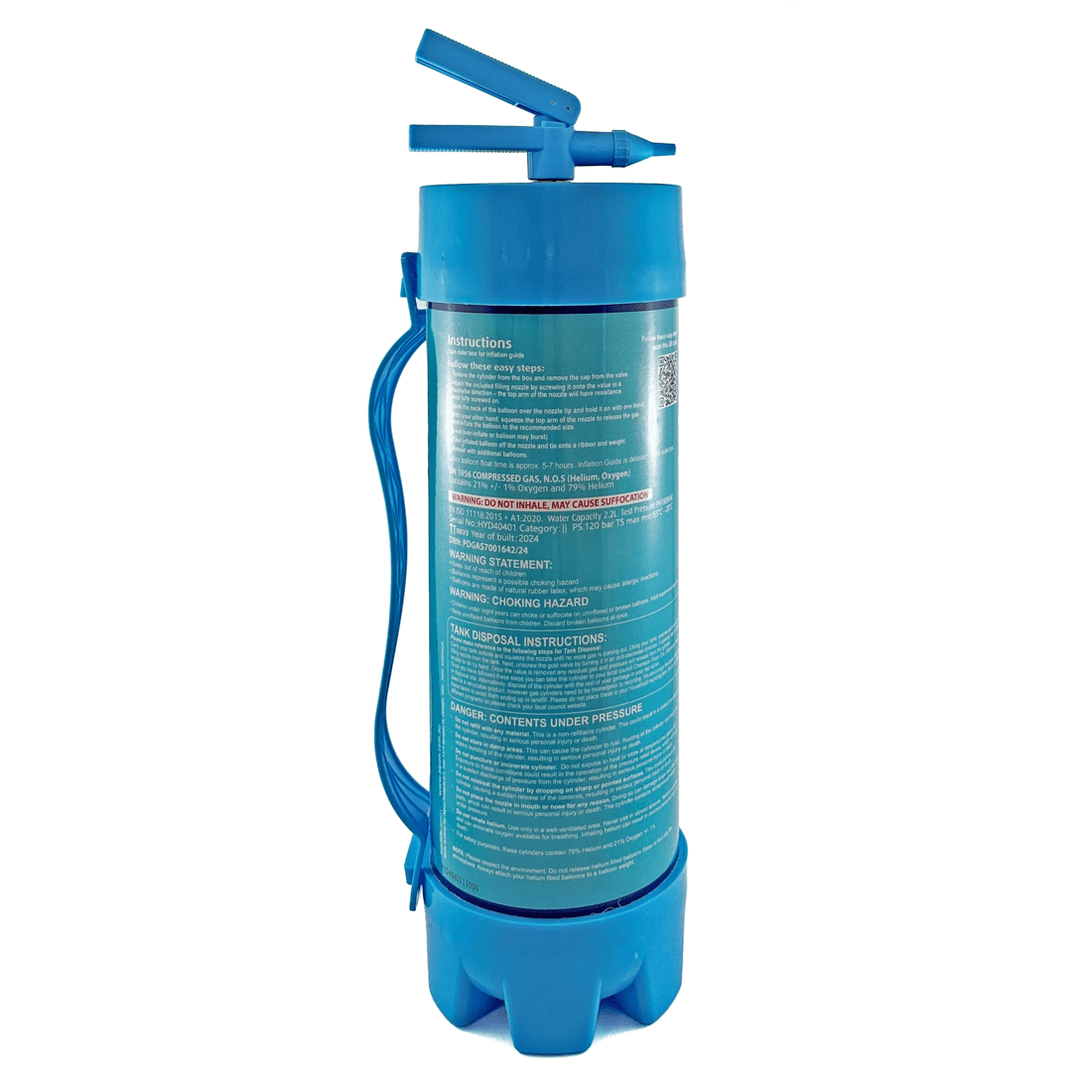 5 Alpen Occasions Disposable Helium Tank Kit - Small, 5 of 7