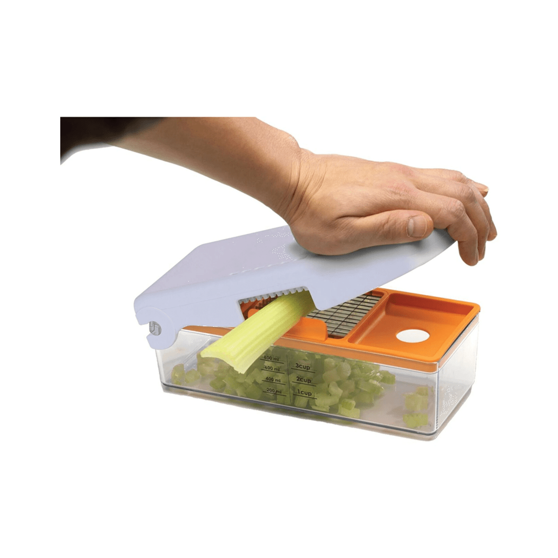 4 Progressive 3pc Prepworks Fruit And Vegetable Chopper Dicer With Blades
 - Multi, 4 of 9