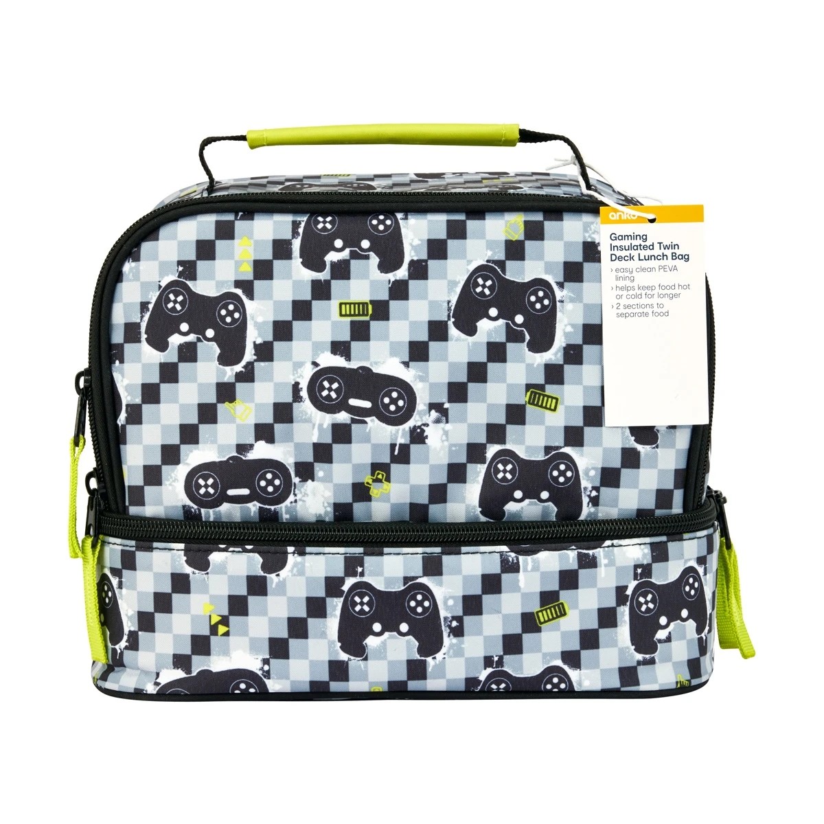 4 Gaming Insulated Twin Deck Lunch Bag, 4 of 4
