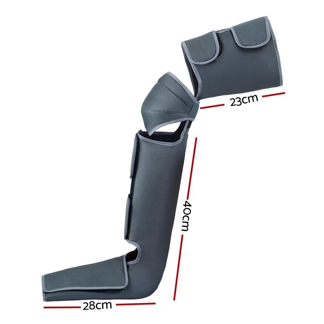 2 Livemor Foot Massager Leg Knee Massager with Air Compression 3 Massage Modes Heating - Black, 2 of 8