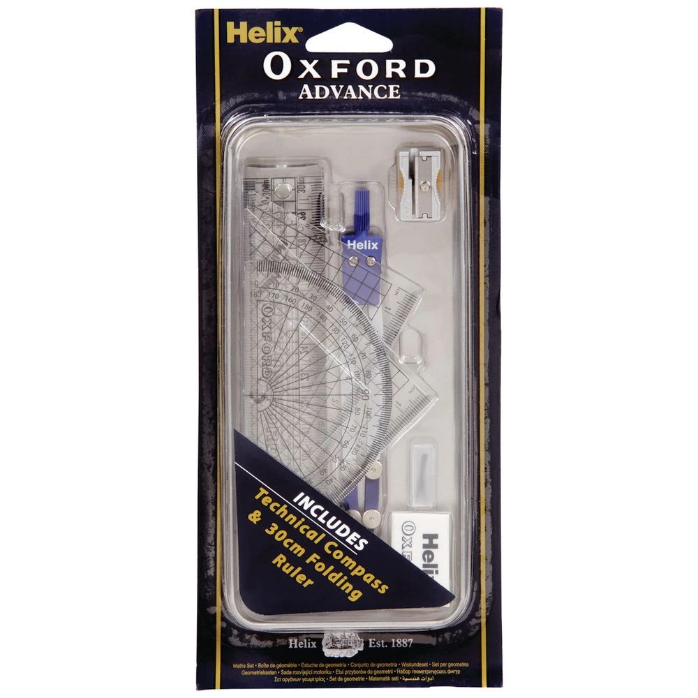 2 Helix Oxford Advanced 8 Piece Math Set, 2 of 5