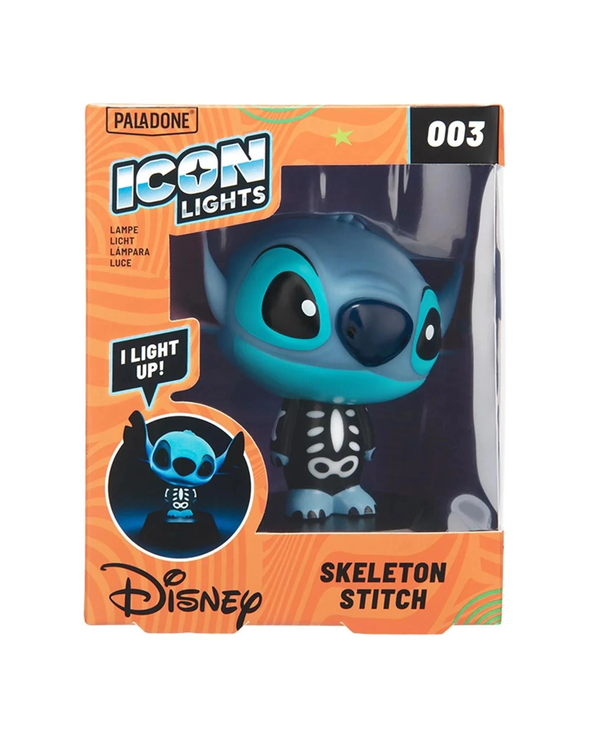 5 Paladone Icons Disney Stitch Skeleton Light - Blue, 5 of 5